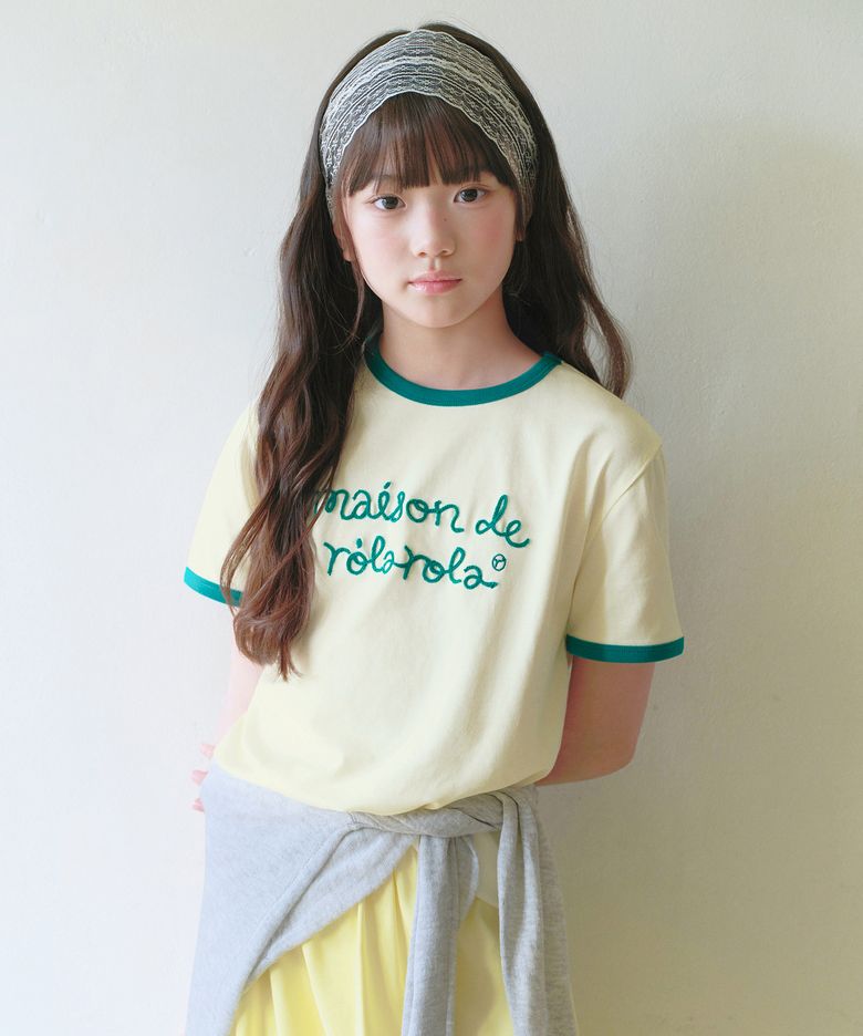 KIDS MAISON DE ROLA RINGER T-SHIRT LE+GR