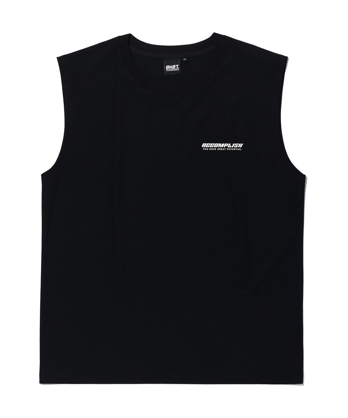 벙커버스터(BUNKERBUSTER) 베이직 그래픽 슬리브리스 MQ2TU235_BLACK