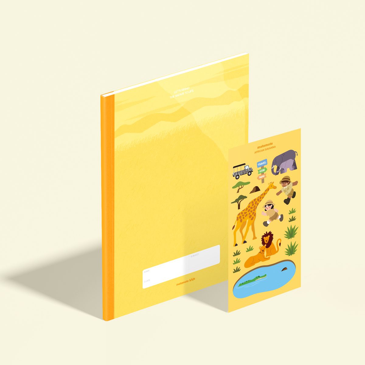 모트모트(MOTEMOTE) 초등생을 위한 키즈 5칸한자 노트+스티커 초등 저학년 천자문