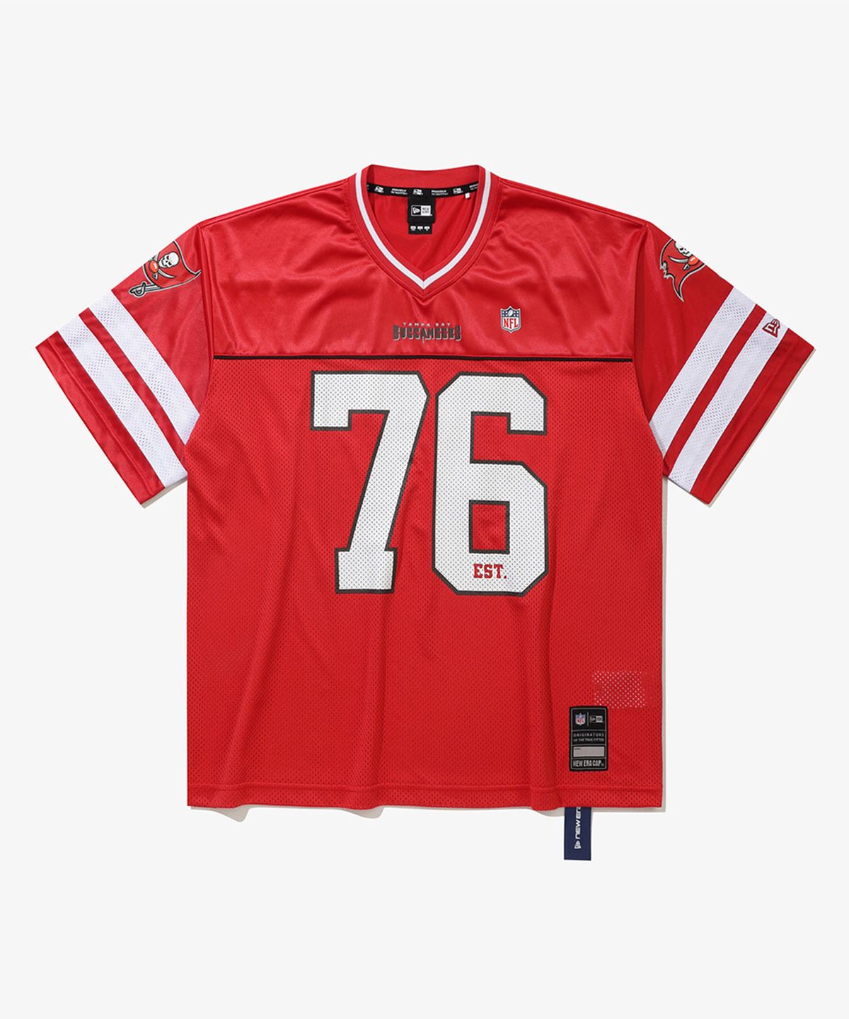 뉴에라(NEW ERA) NFL 템파베이 버커니어스 팬 웨어 티셔츠 삼바