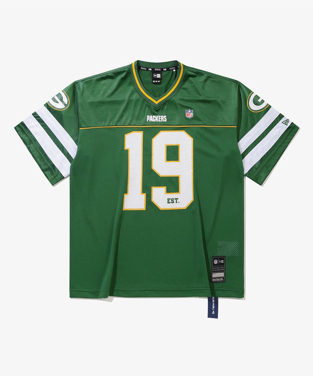 뉴에라(NEW ERA) NFL 그린베이 패커스 팬 웨어 티셔츠 그린