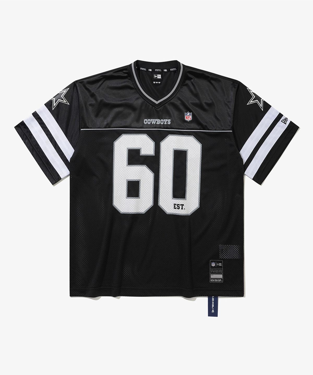 뉴에라(NEW ERA) NFL 댈러스 카우보이스 팬 웨어 티셔츠 블랙