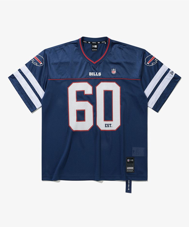 NFL 버팔로 빌스 팬 웨어 티셔츠 비콘 블루