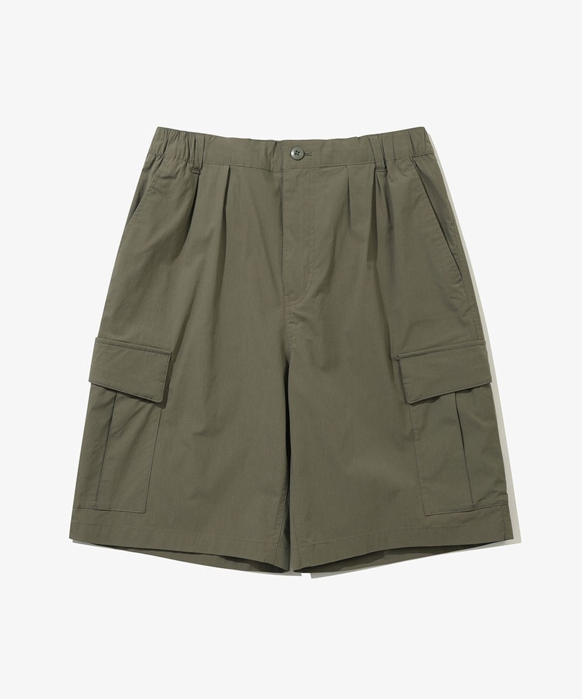 뉴에라(NEW ERA) 카고 하프 팬츠 카키 베이지