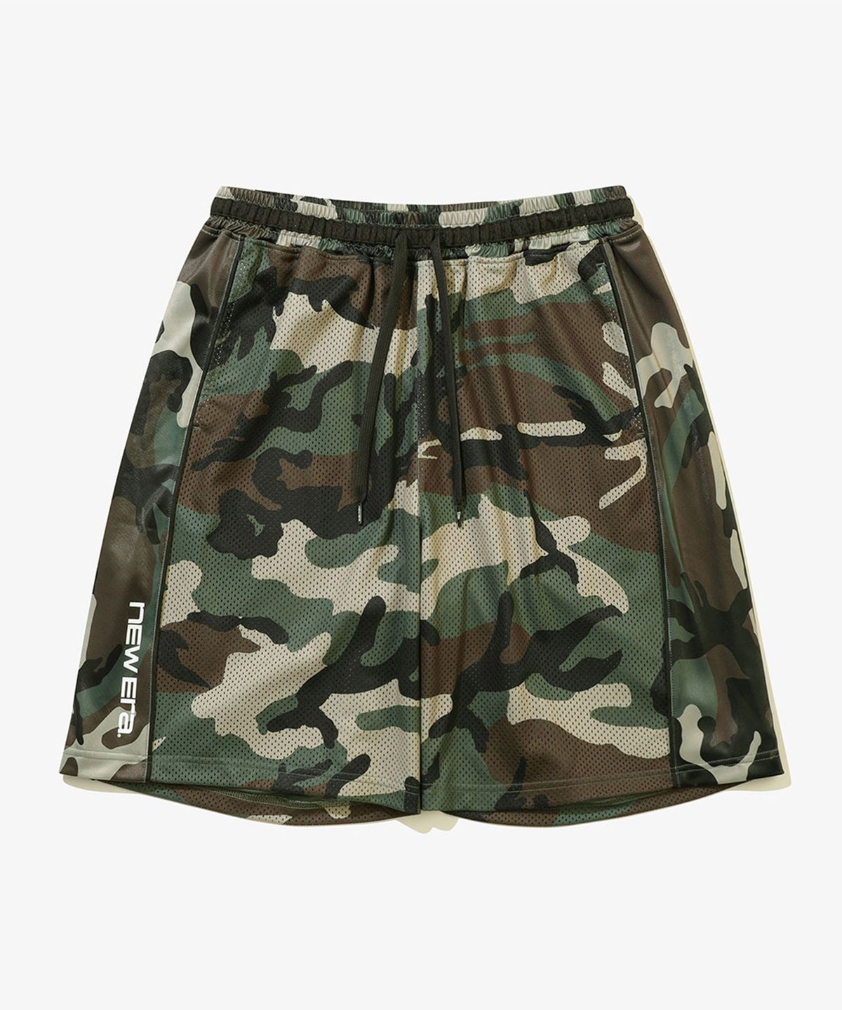 뉴에라(NEW ERA) 버뮤다 메쉬 숏 팬츠 우드랜드 카모