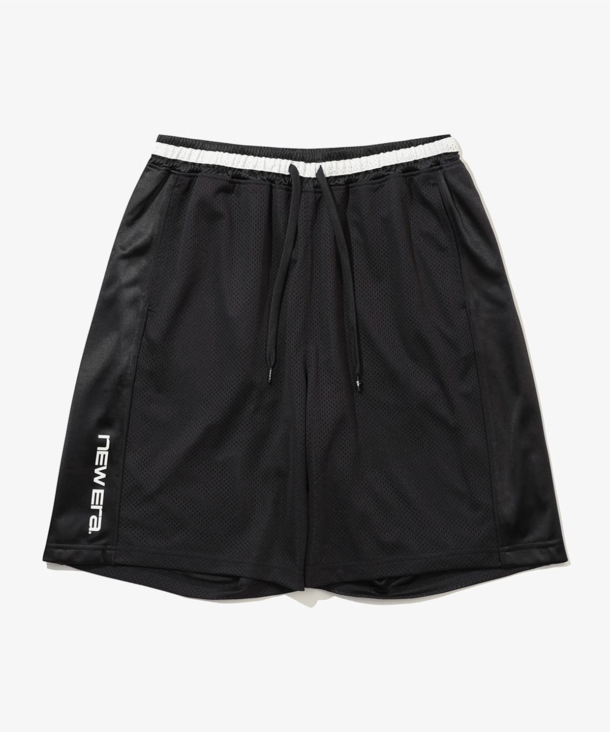 뉴에라(NEW ERA) 버뮤다 메쉬 숏 팬츠 블랙