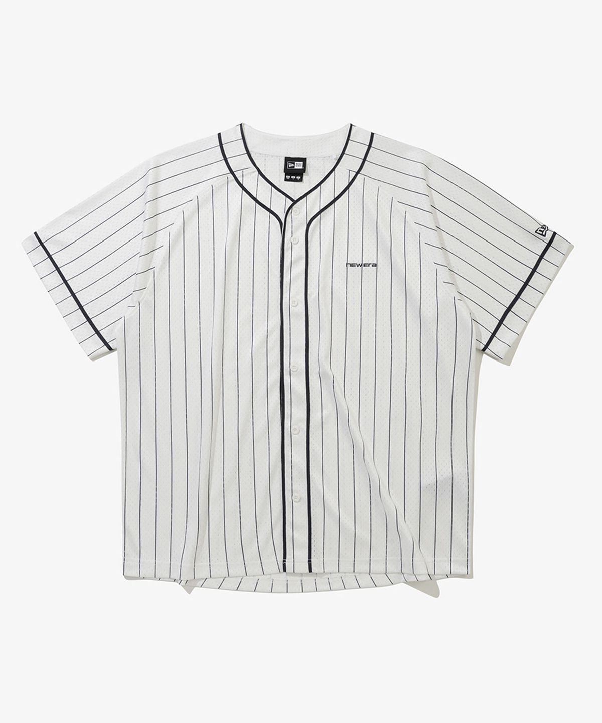 뉴에라(NEW ERA) 베이스볼 메쉬 셔츠 오프 화이트