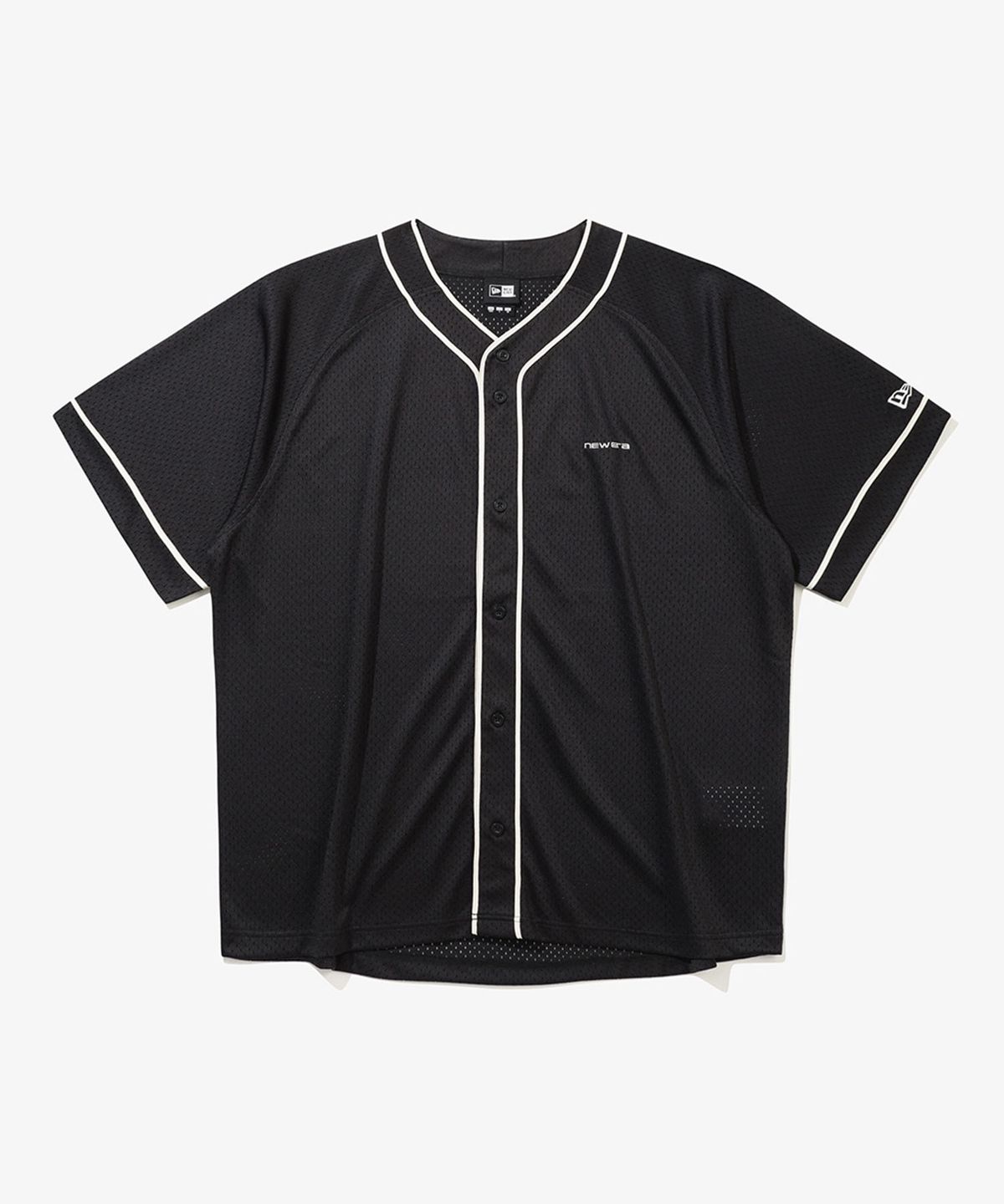 뉴에라(NEW ERA) 베이스볼 메쉬 셔츠 블랙