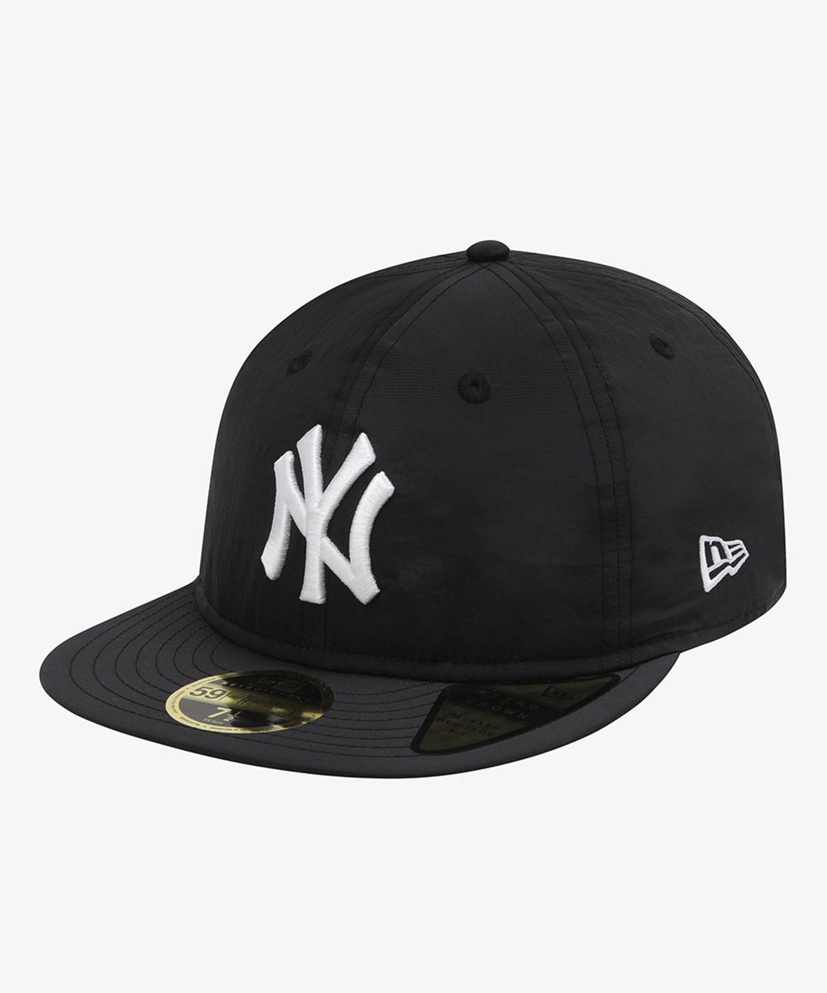 뉴에라(NEW ERA) MLB 뉴욕 양키스 나일론 메탈 레트로 크라운 스트랩백 블랙