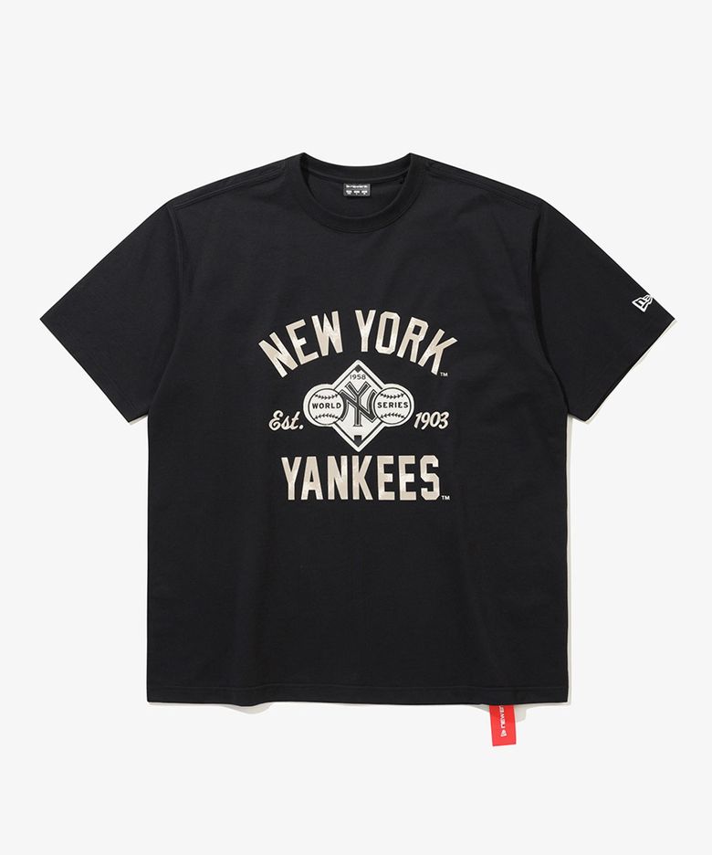 MLB 뉴욕 양키스 1958 티셔츠 헤더 블랙
