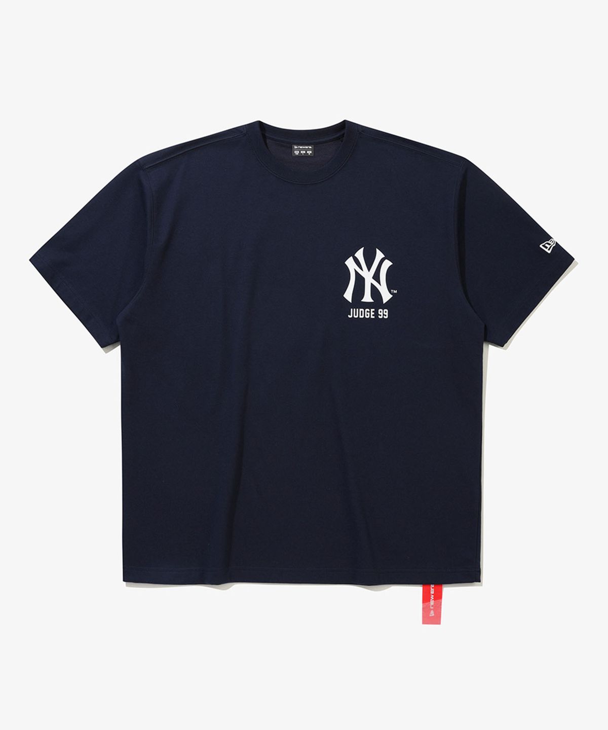 뉴에라(NEW ERA) MLB 뉴욕 양키스 플레이어 시그니처 티셔츠 팀 네이비