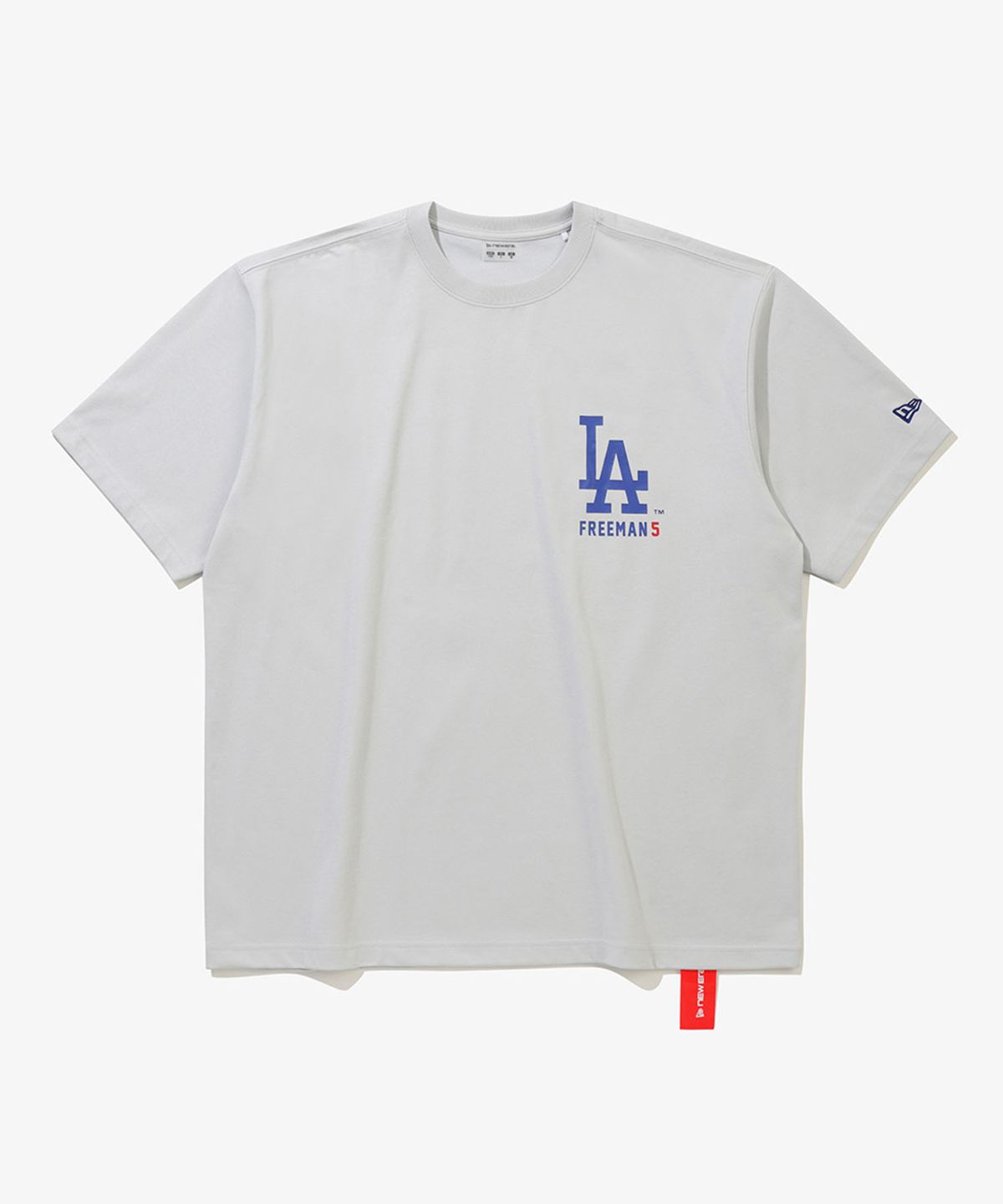뉴에라(NEW ERA) MLB LA 다저스 플레이어 시그니처 티셔츠 팀 그레이