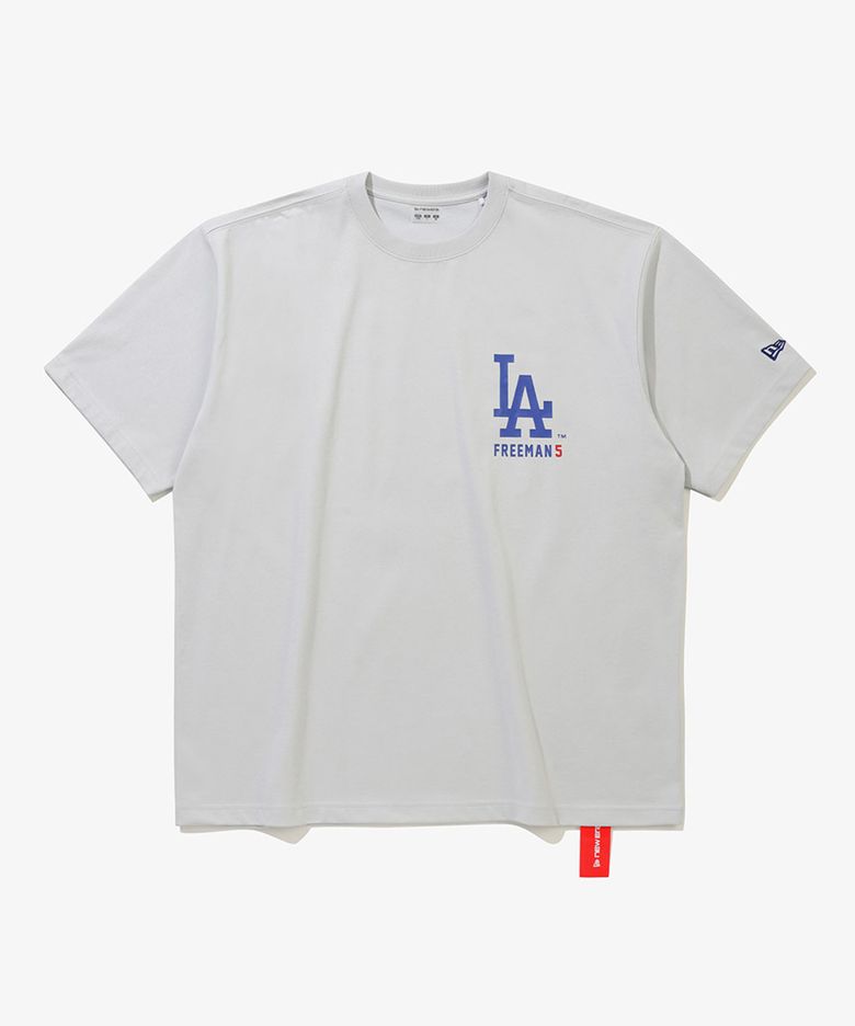MLB LA 다저스 플레이어 시그니처 티셔츠 팀 그레이