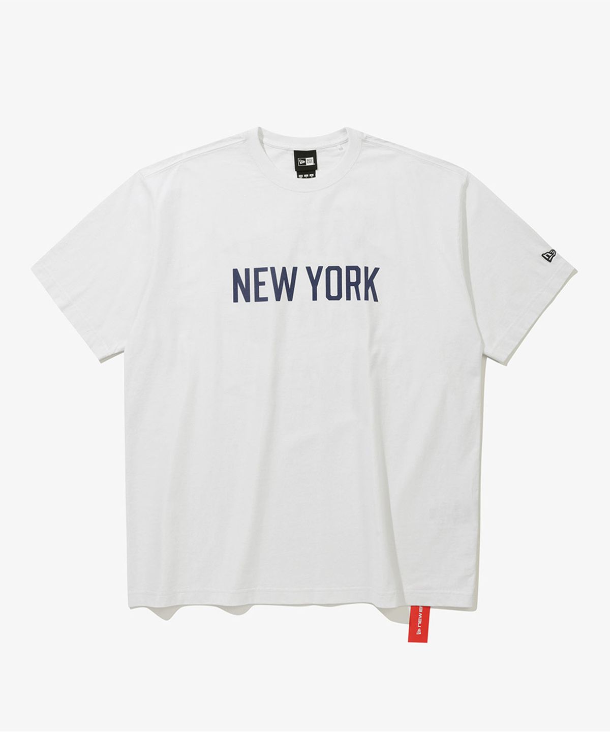 뉴에라(NEW ERA) MLB 쿠퍼스타운 뉴욕 양키스 플래그 티셔츠 화이트