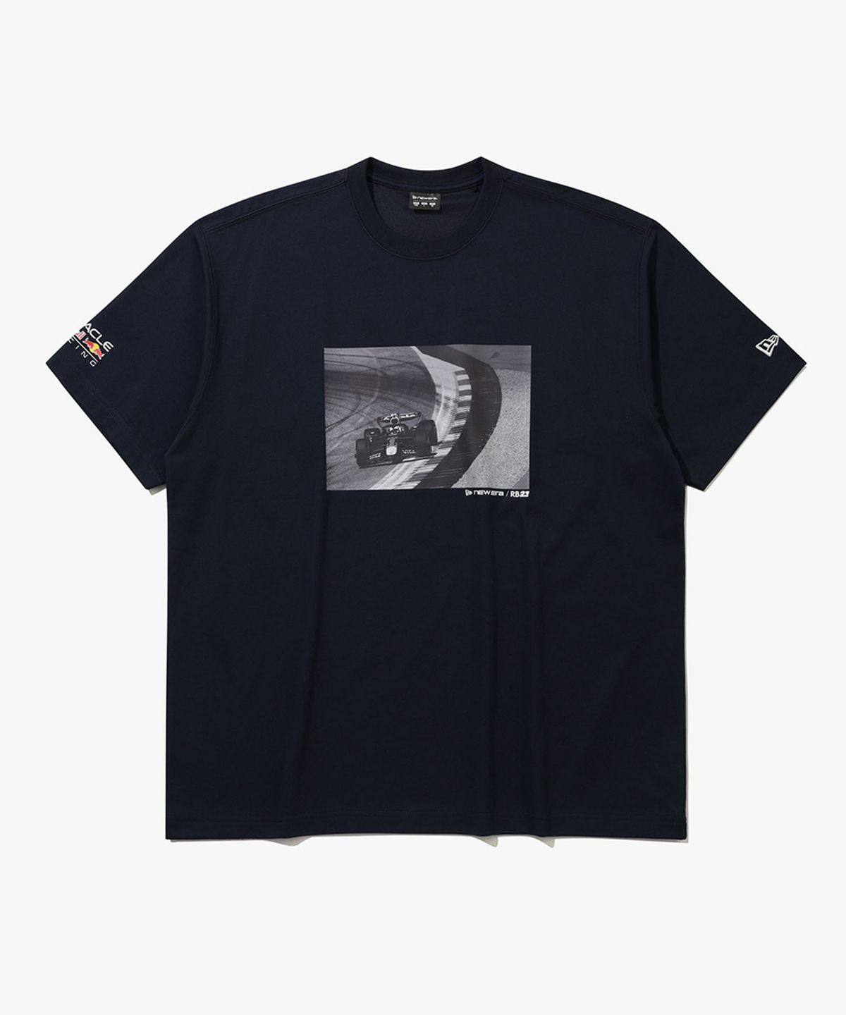 뉴에라(NEW ERA) 오라클 레드불 레이싱 티셔츠 헤더 네이비