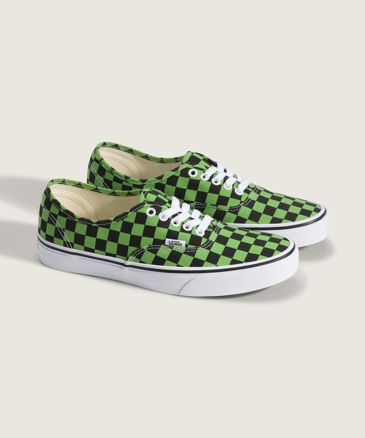 반스(VANS) 어센틱 - (체커보드) 그린:블랙 / VN000D7Y2031