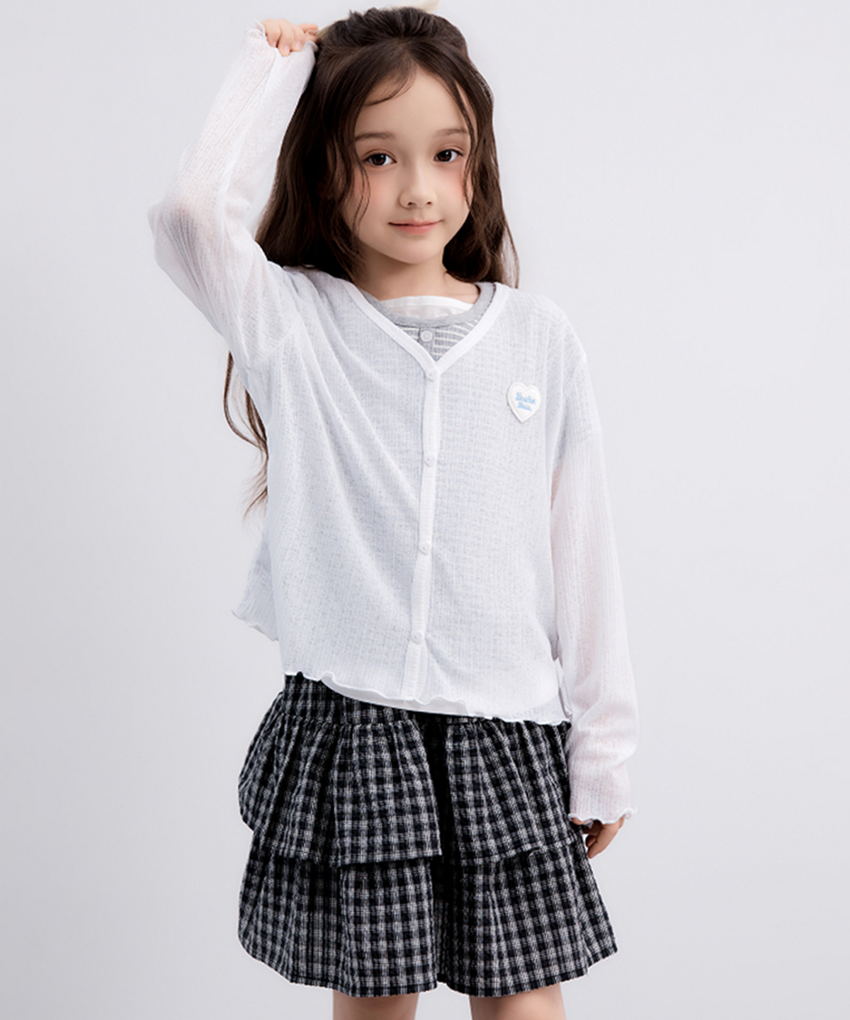스파오 키즈(SPAO KIDS) [키즈] 여아 썸머 골지 카디건_SPCKG24KG1