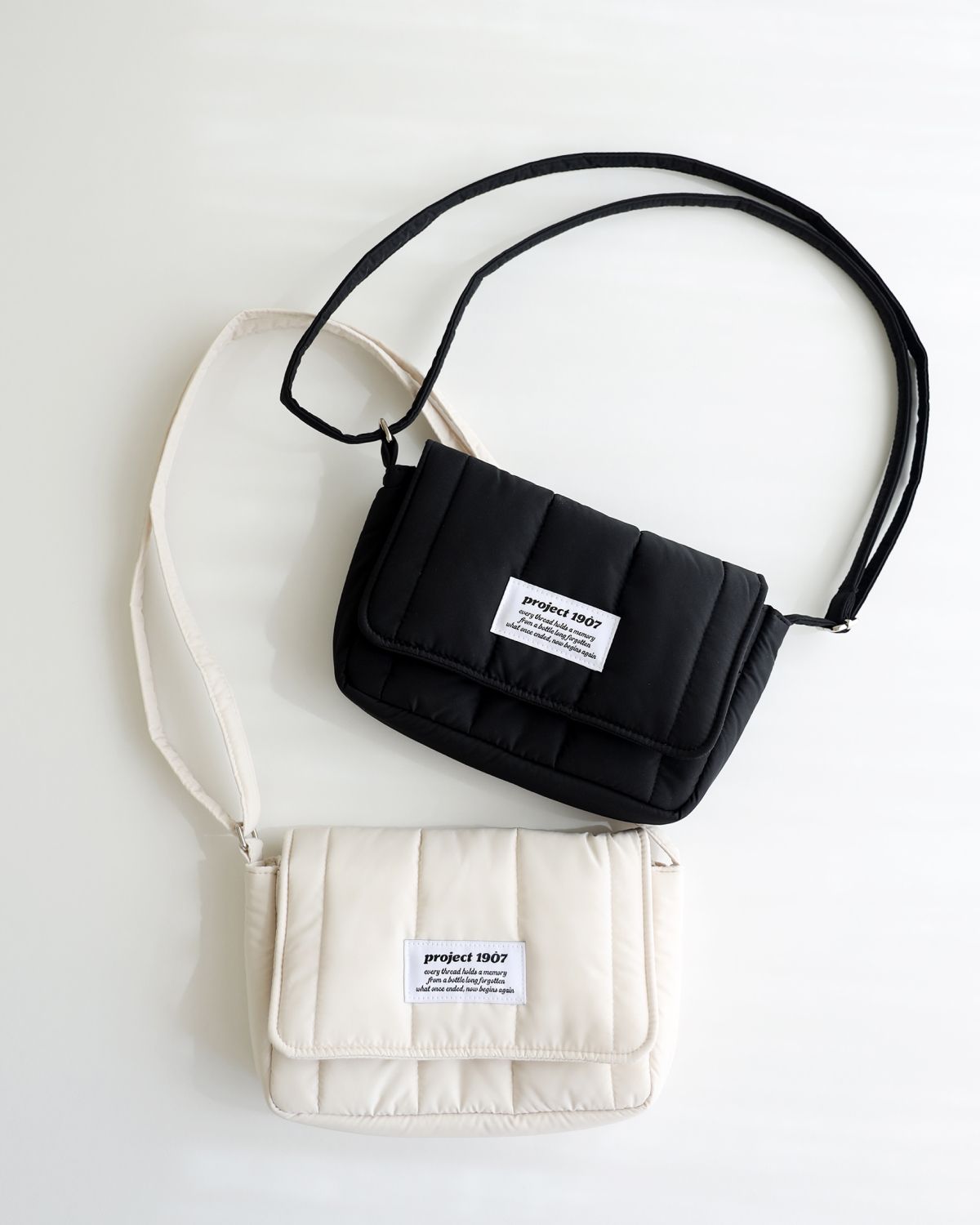 프로젝트 1907(PROJECT1907) [PLASTIC] Padding Mini Cross Bag (2 Color)