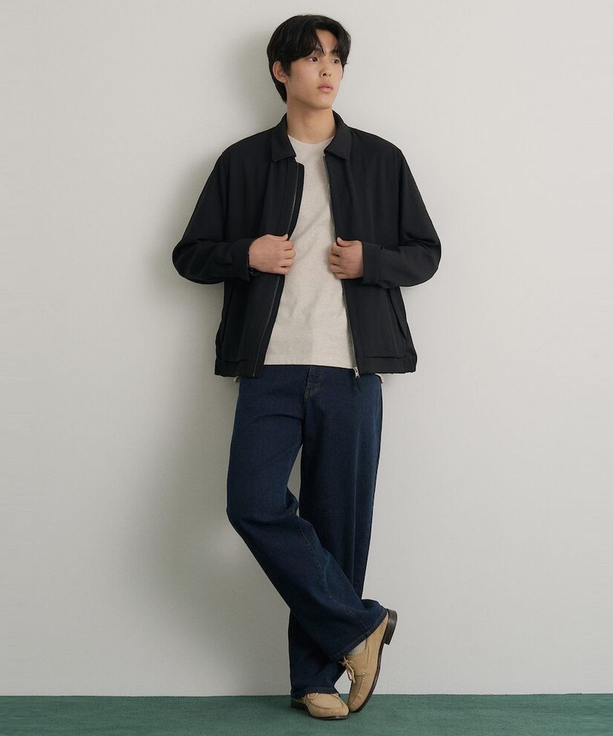 빈폴 멘(BEANPOLE MEN) 젠틀테크 칼라 디터쳐블 아우터  블랙