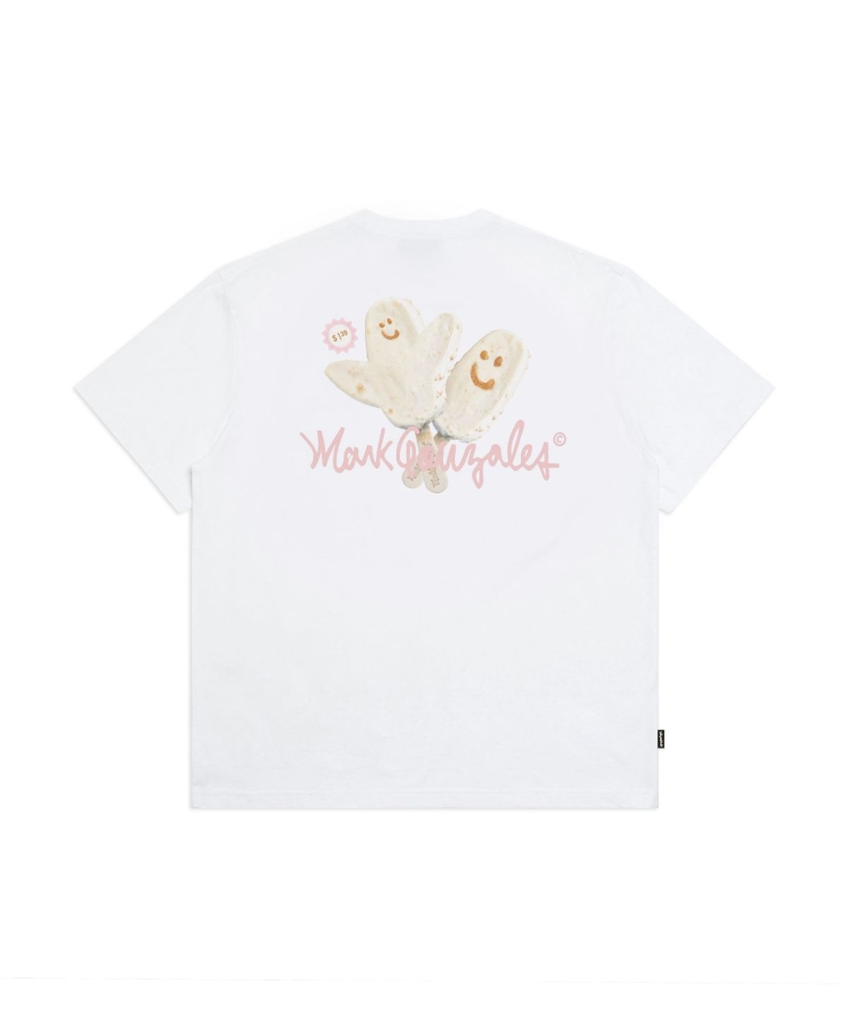 마크곤잘레스(MARK GONZALES) 아이스크림 반팔 티셔츠 - WHITE