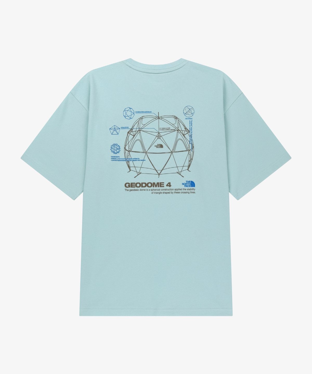 노스페이스(THE NORTH FACE) NT7US09L 지오돔 반팔 티 AQUATIC