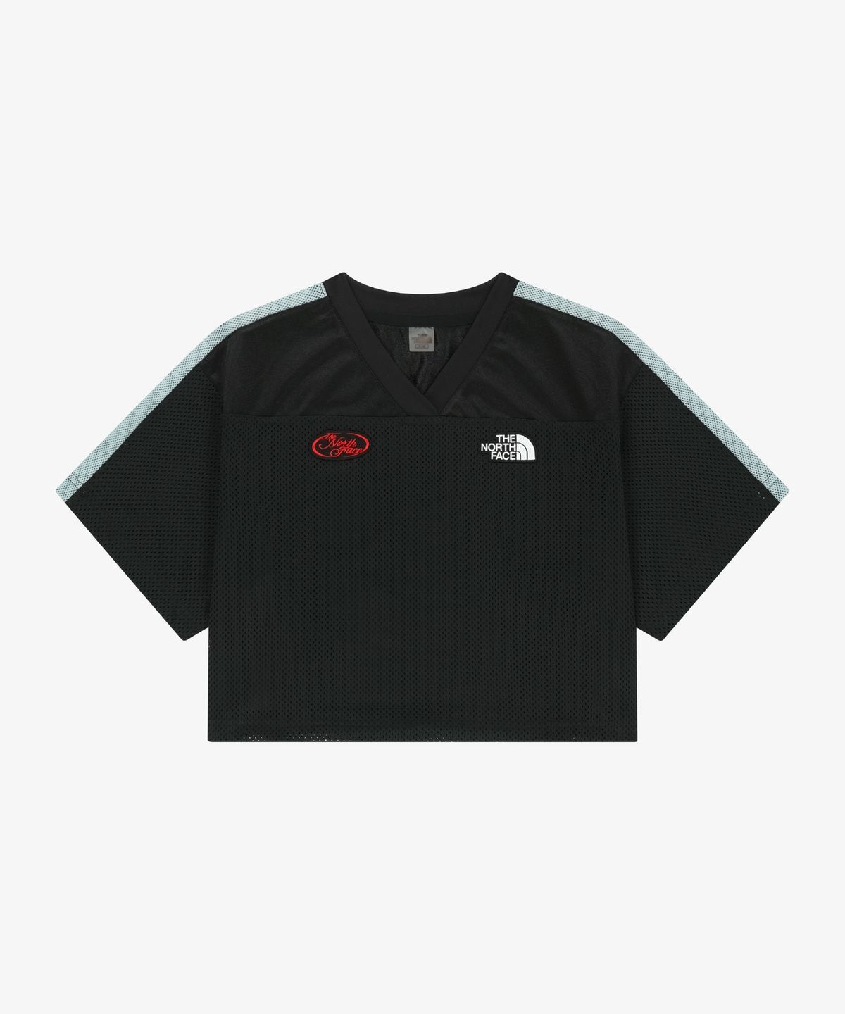 노스페이스(THE NORTH FACE) NT7US35J 여성 에어로넷 반팔 티 BLACK