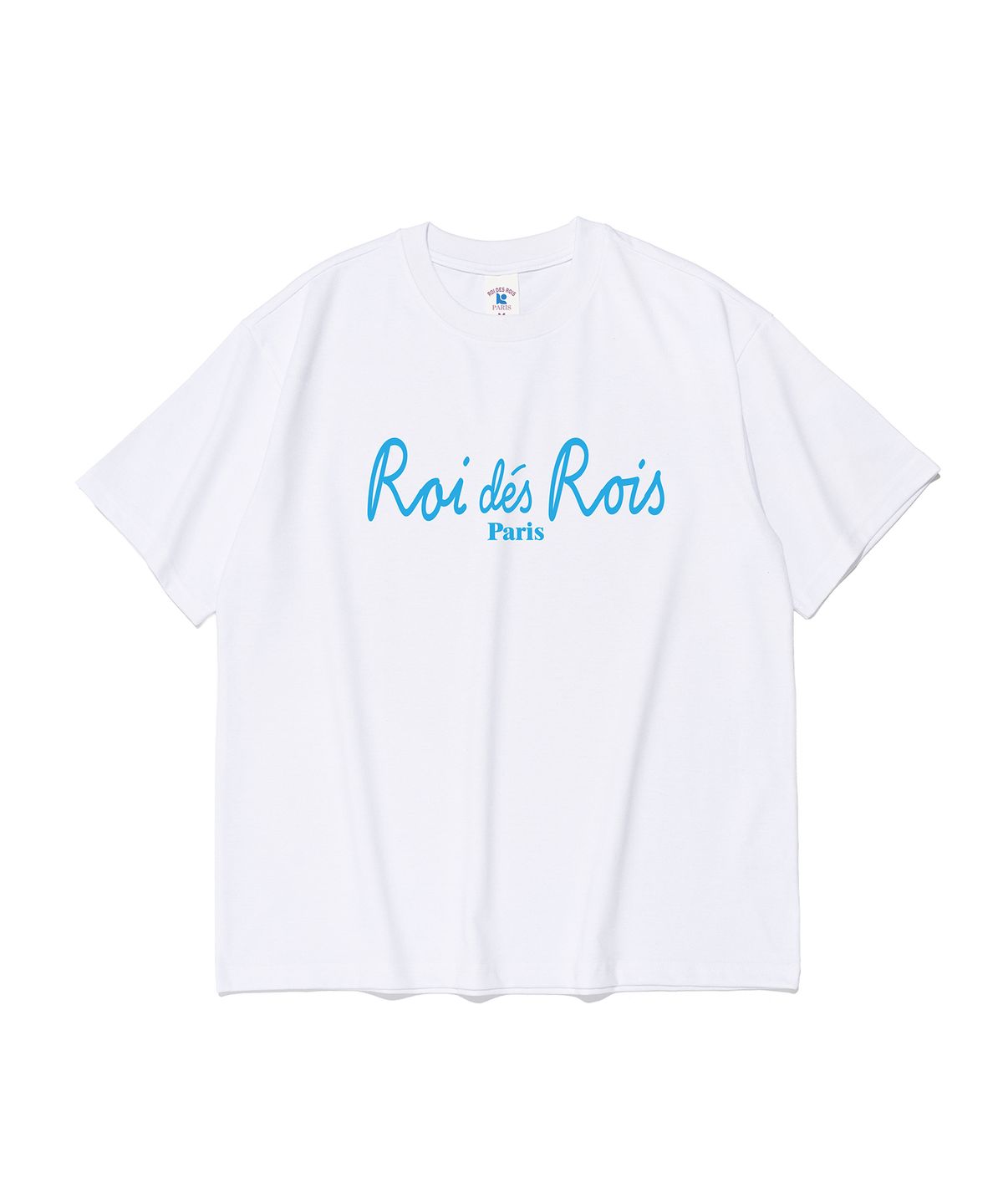 로아드로아(ROIDESROIS) 스크립트 로고 파리스 반팔티 (화이트)