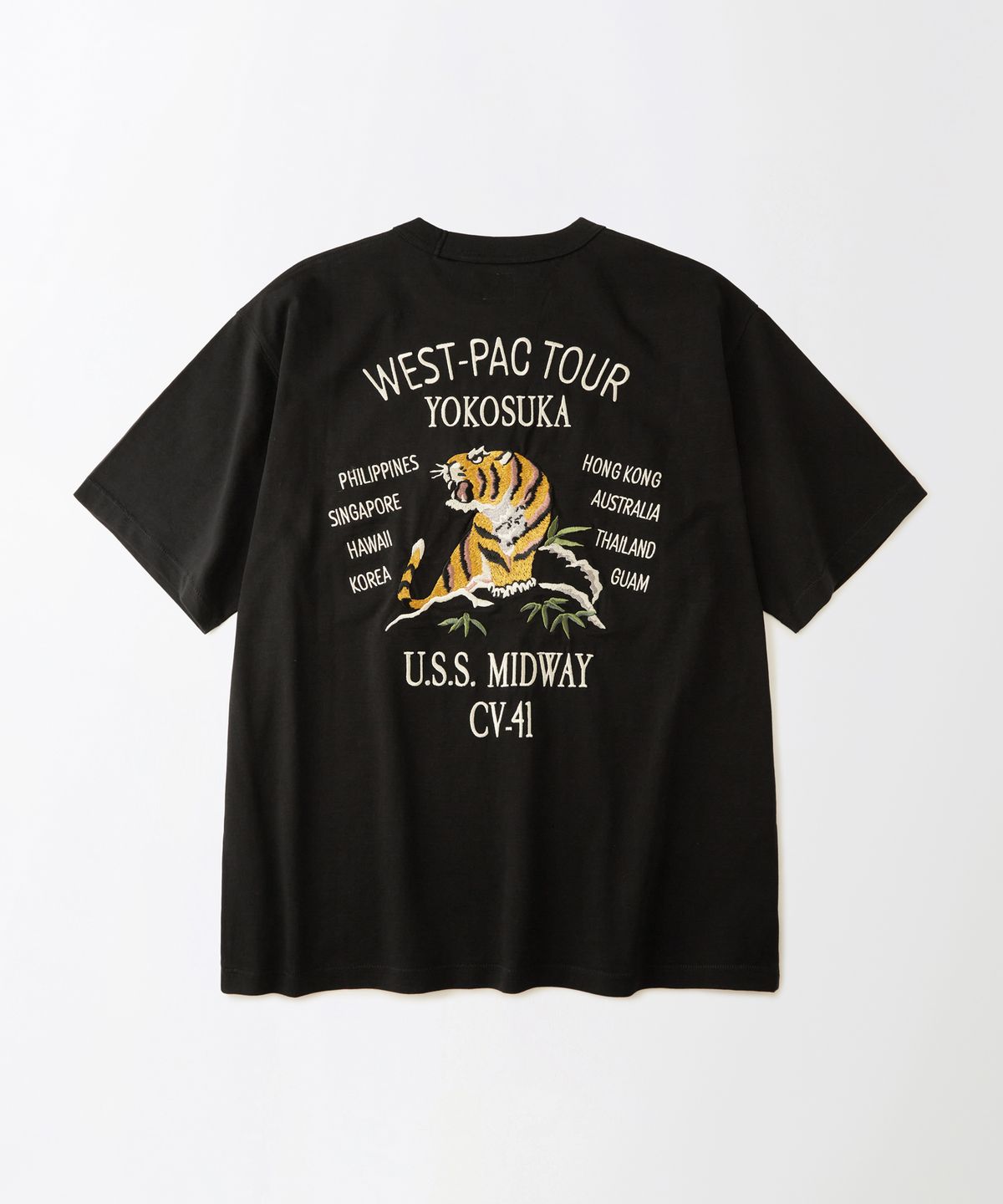 아웃스탠딩(OUTSTANDING) MIL SERIES TEE(MID WAY)_BLACK