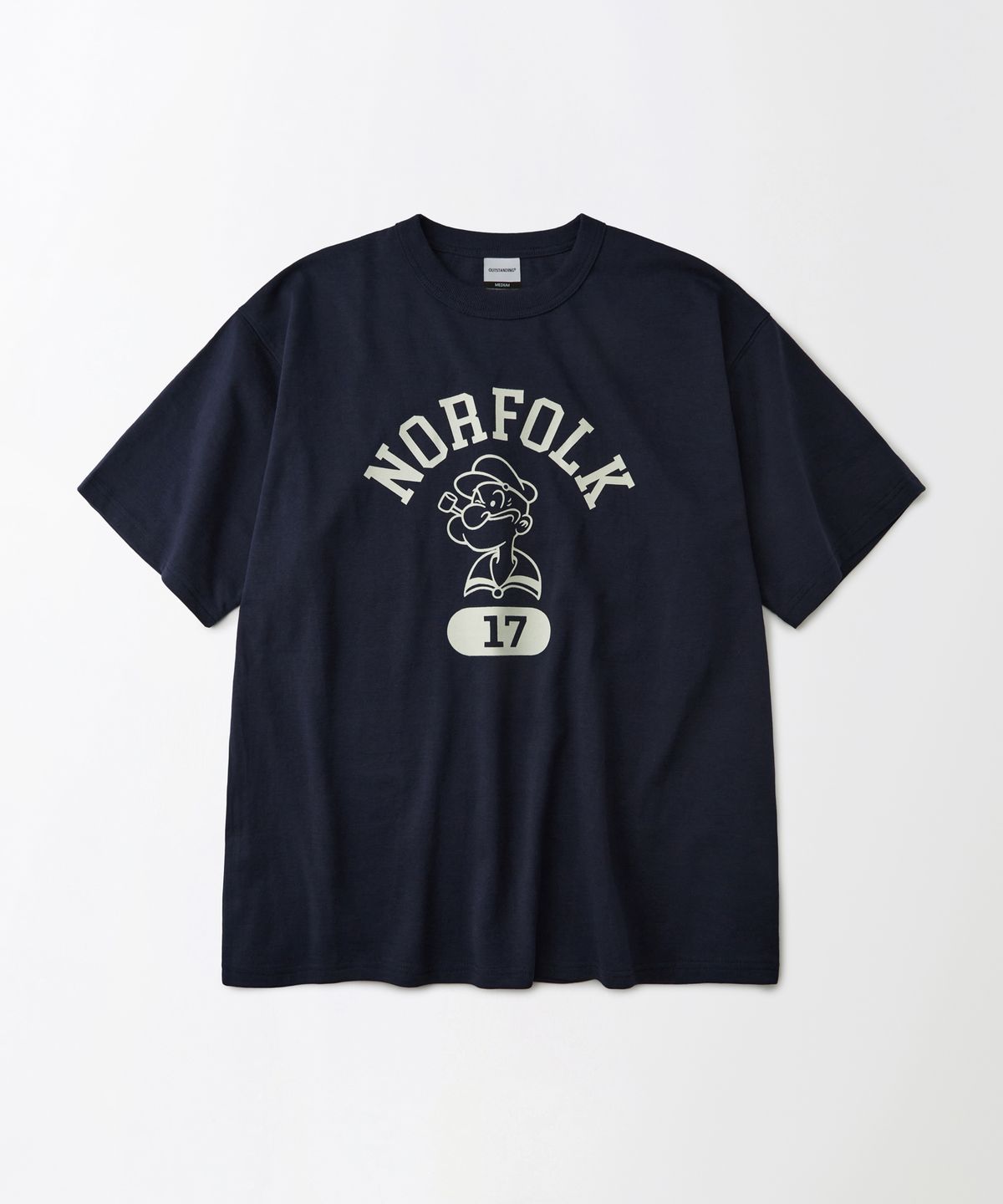 아웃스탠딩(OUTSTANDING) MIL SERIES TEE(NORFOLK)_NAVY
