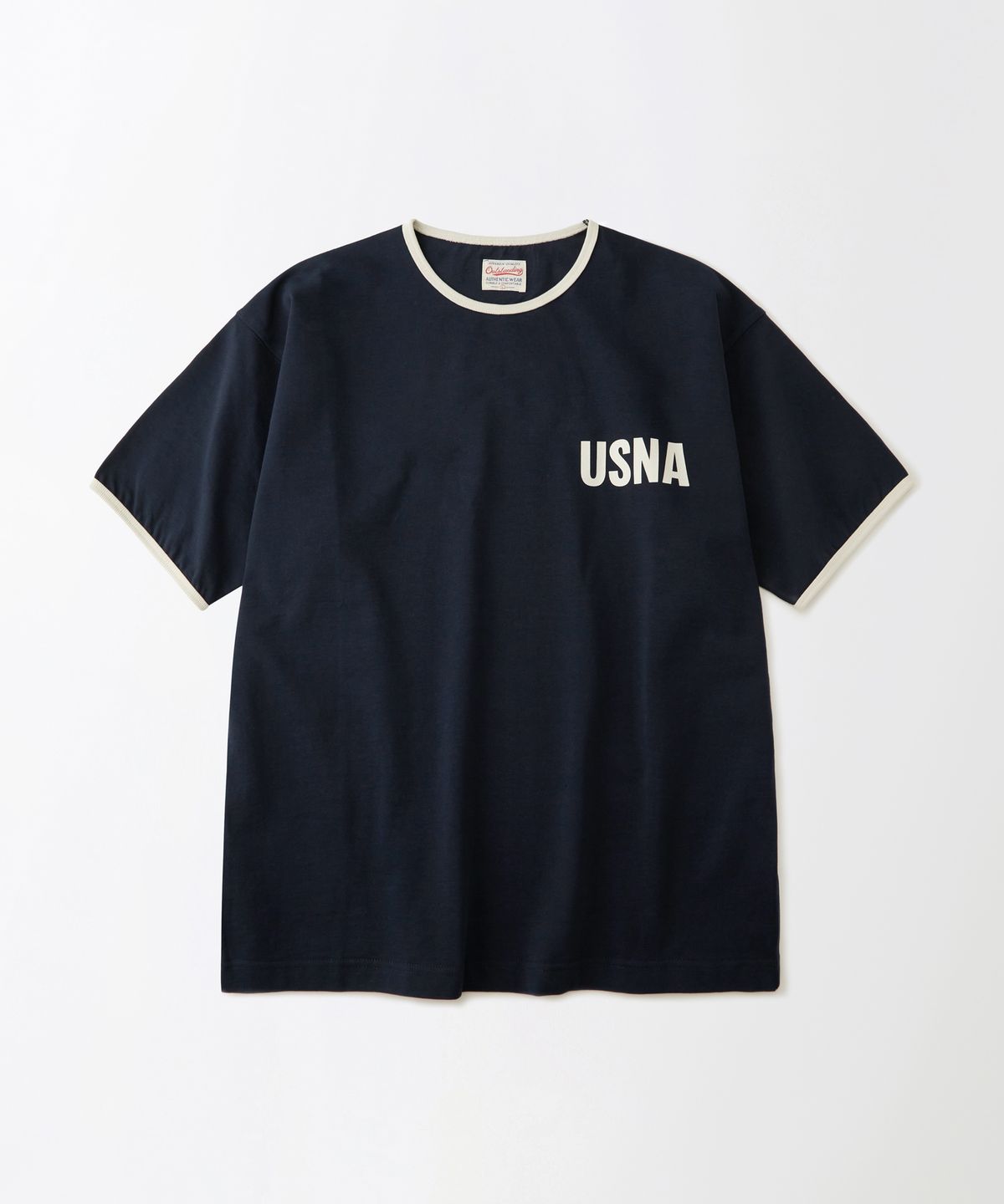 아웃스탠딩(OUTSTANDING) MIL SERIES RINGER TEE(USNA)_NAVY