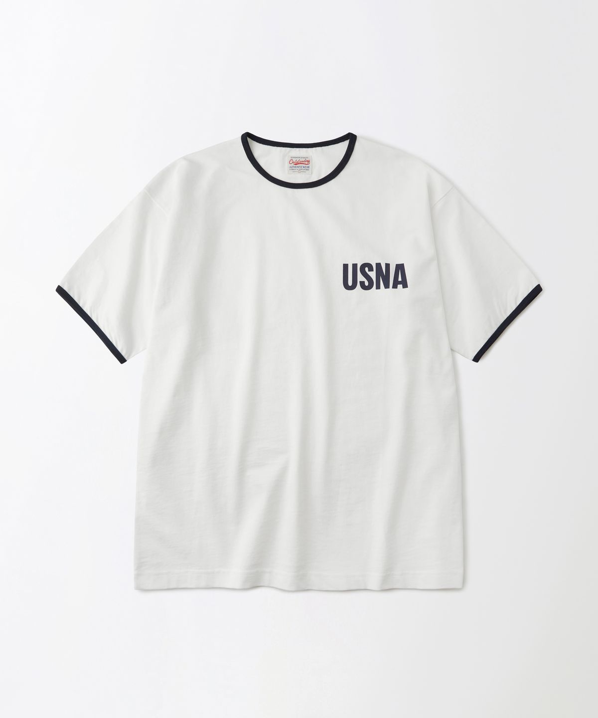 아웃스탠딩(OUTSTANDING) MIL SERIES RINGER TEE(USNA)_OFF WHITE