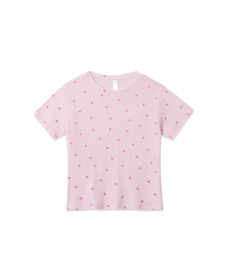 Pink Cliche Tee Shirt 핑크 클리셰 티셔츠