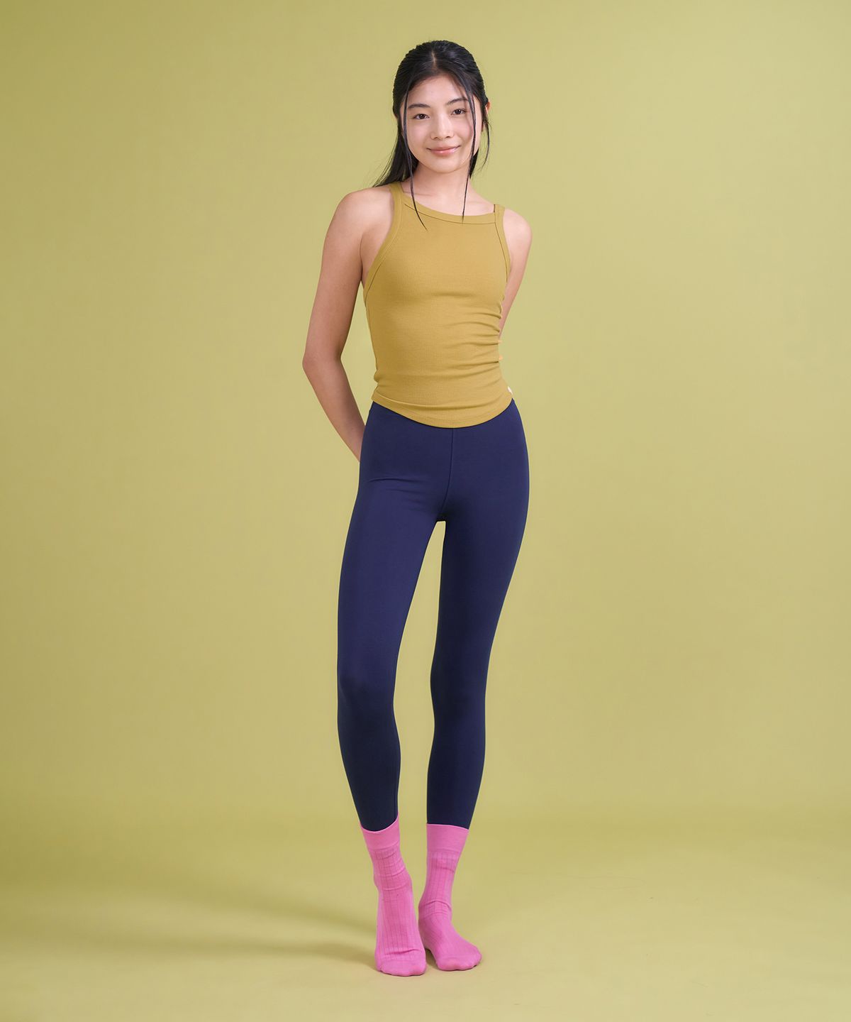 디야니(DHYANI) Align Full-Length Leggings (Royal Navy)