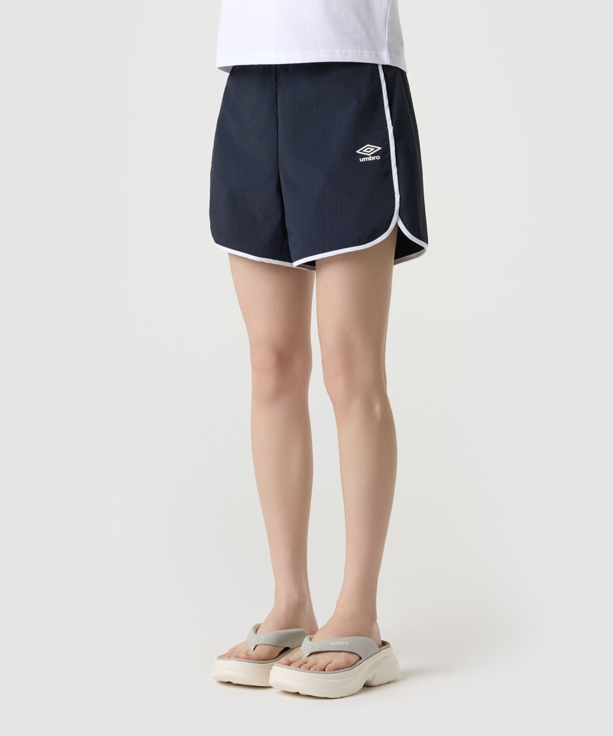 엄브로(UMBRO) 우먼스 돌핀 팬츠 네이비 UR222CHP50