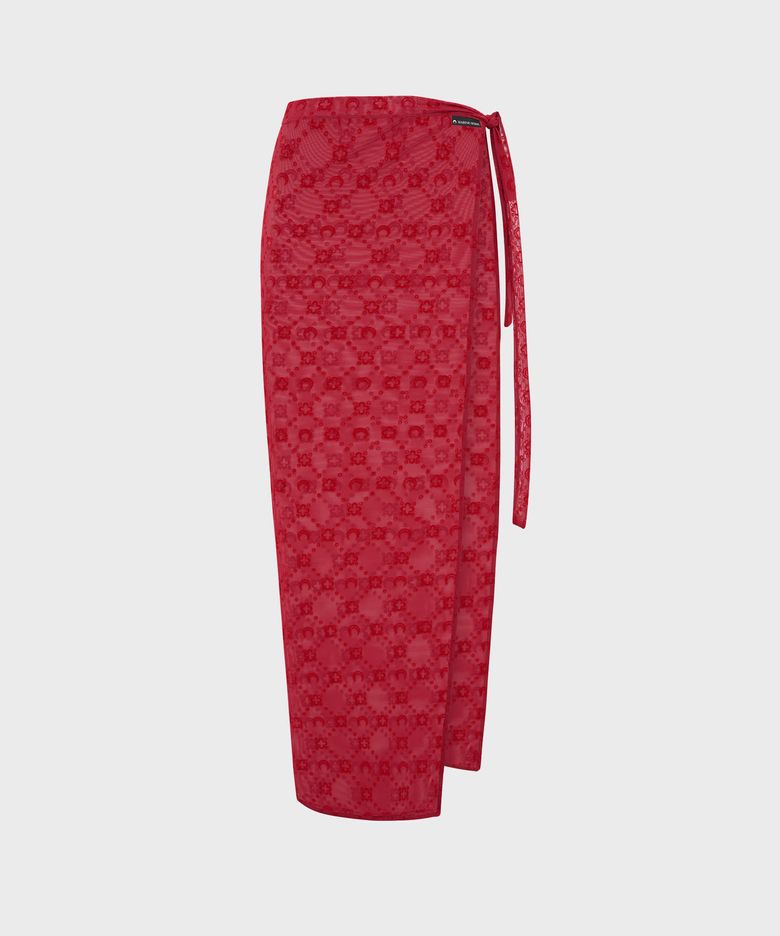 (W) 무노그램 매쉬 플록 커버업 리본 레드 MOONOGRAM MESHFLOCK COVER-UPS RD11 RIBBON RED