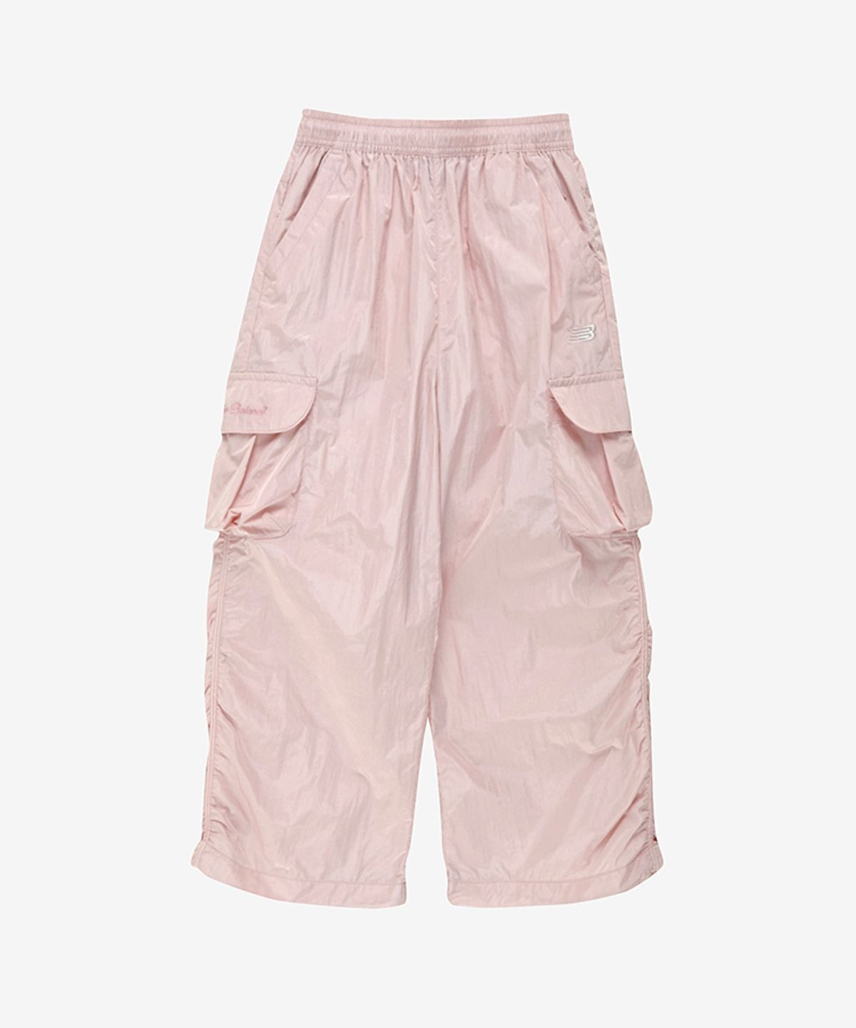 뉴발란스 키즈(NEWBALANCEKIDS) NBgC Cherry Blossom_아동 셔링 포인트 우븐 파라슈트 팬츠 NK9LG2771G25