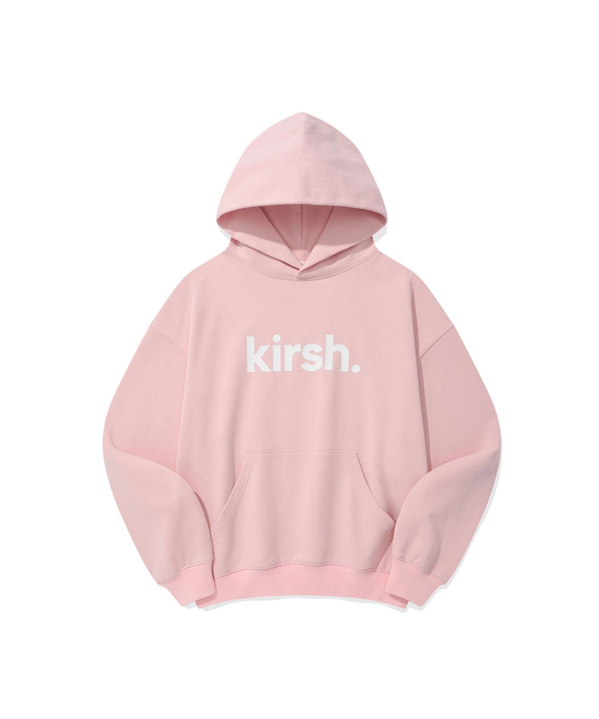 키르시(KIRSH) 키르시 워딩 로고 루즈핏 후드 [핑크]