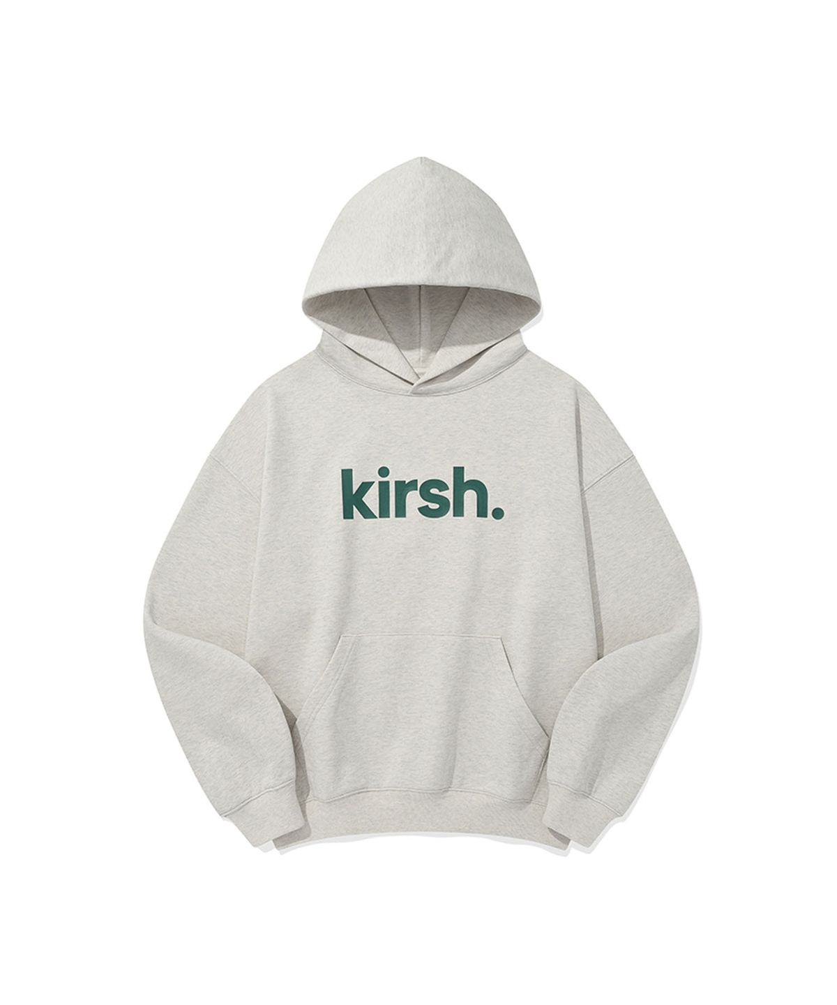 키르시(KIRSH) 키르시 워딩 로고 루즈핏 후드 [오트밀]