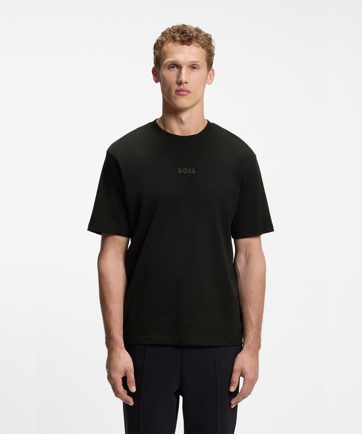 보스(BOSS) Tee 10 반팔 티셔츠 오버핏 50519368_001