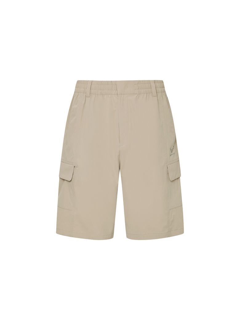 GOFREE (고프리) 남성 카고 하프팬츠_Beige YMM26349E2