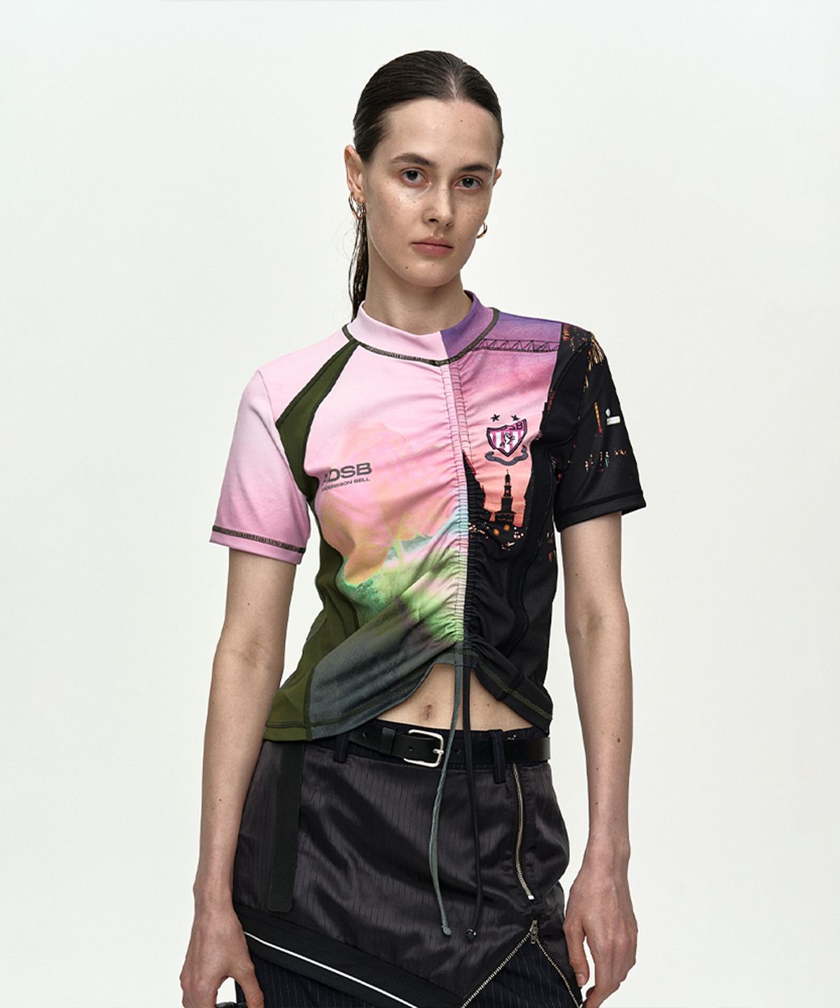 앤더슨벨(ADSB ANDERSSON BELL) FILM ARCHIVE PRINTED SOCCER JERSEY atb1469w(PINK)
