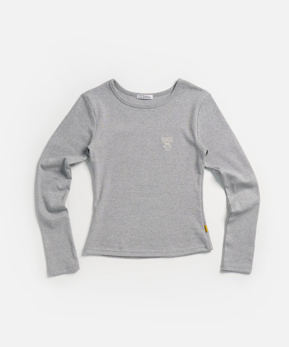 씨씨씨에스(CCCS) GREY SPIKE BOY L/S T-SHIRT (W)