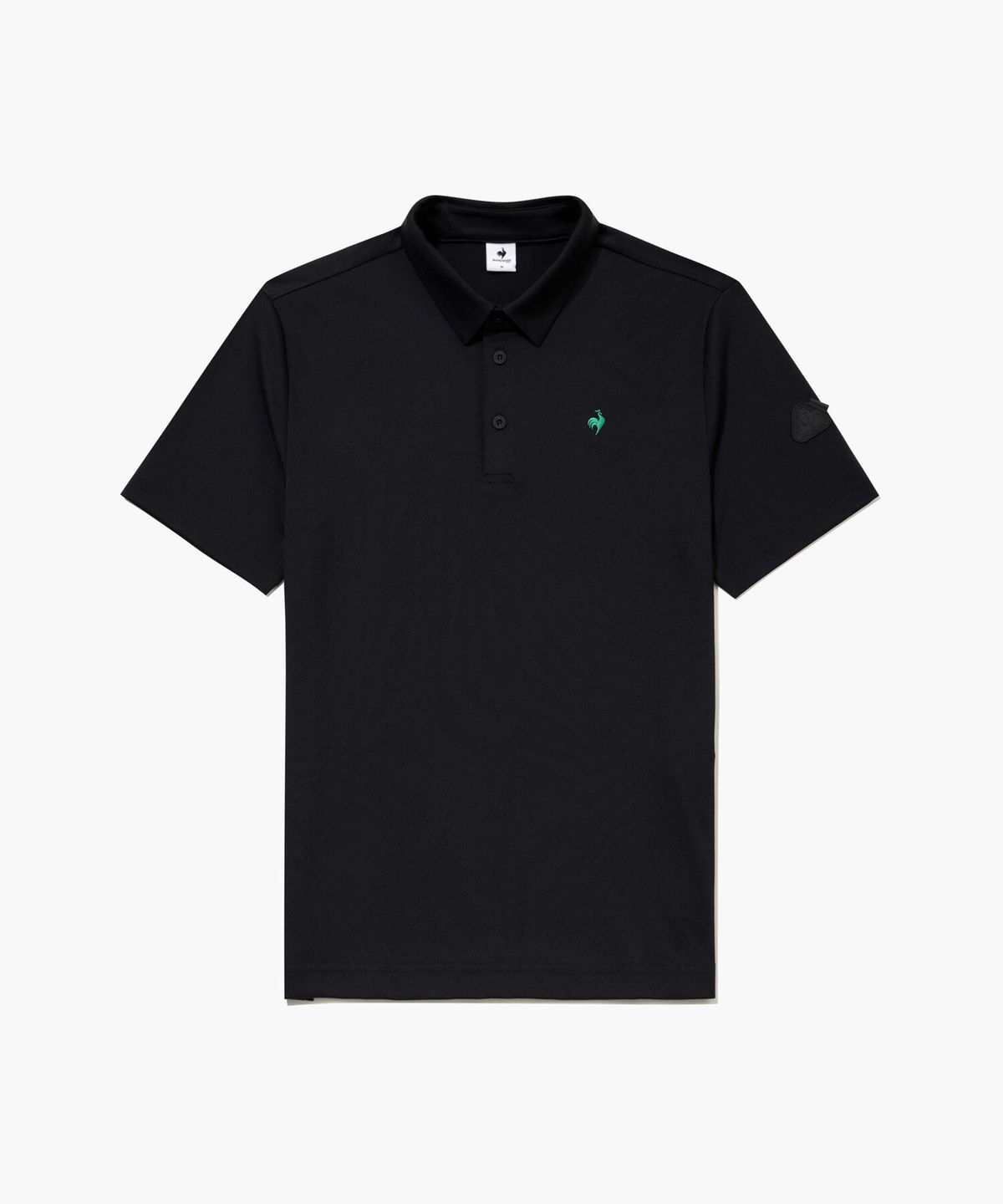 르꼬끄 골프(LECOQ GOLF) [COQ TAP] 남성 써머 피케 카라 반팔 티셔츠 _BLCK GR221MTS41