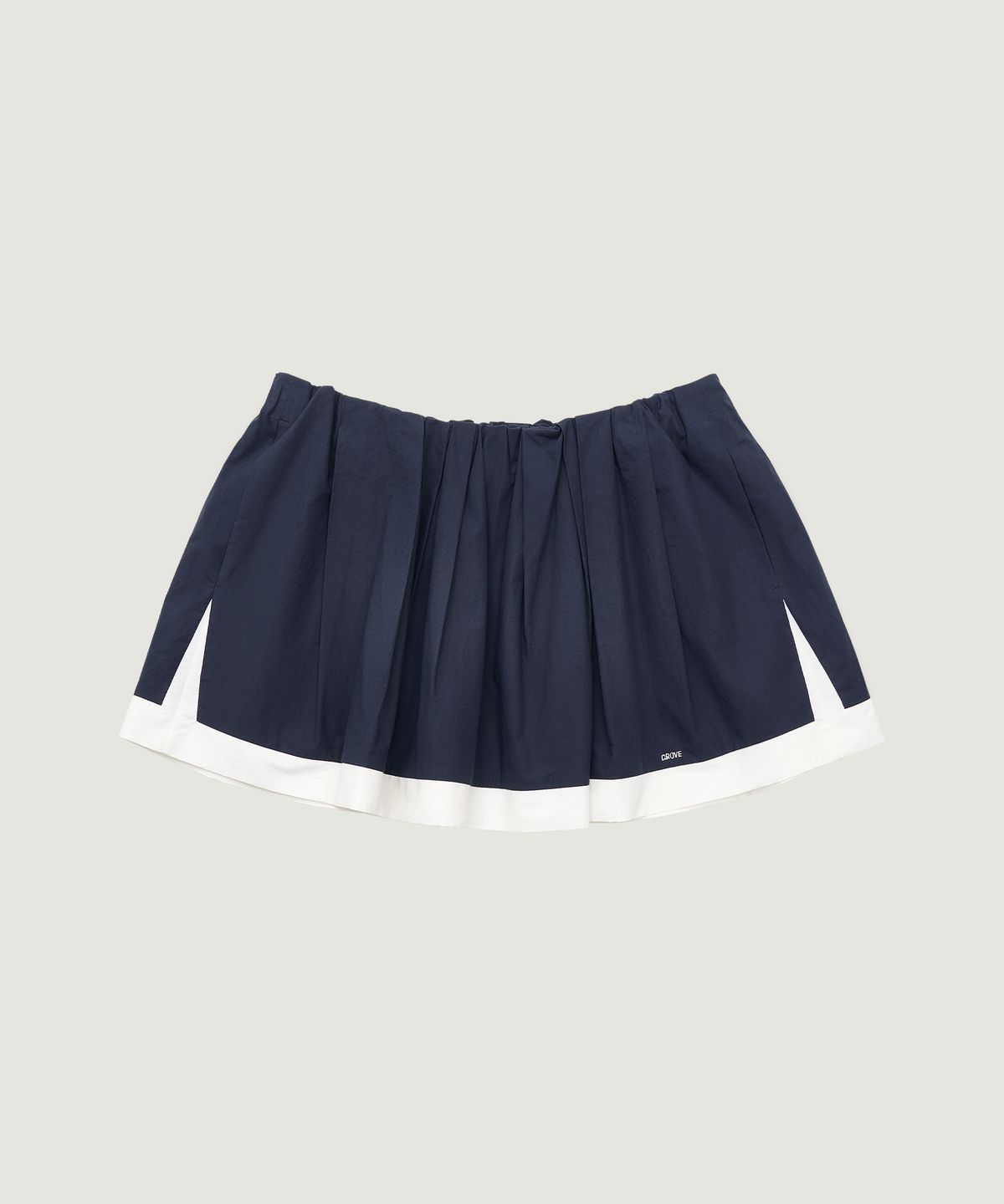 그로브(GROVE) JULI FLARE SKIRT (NAVY)