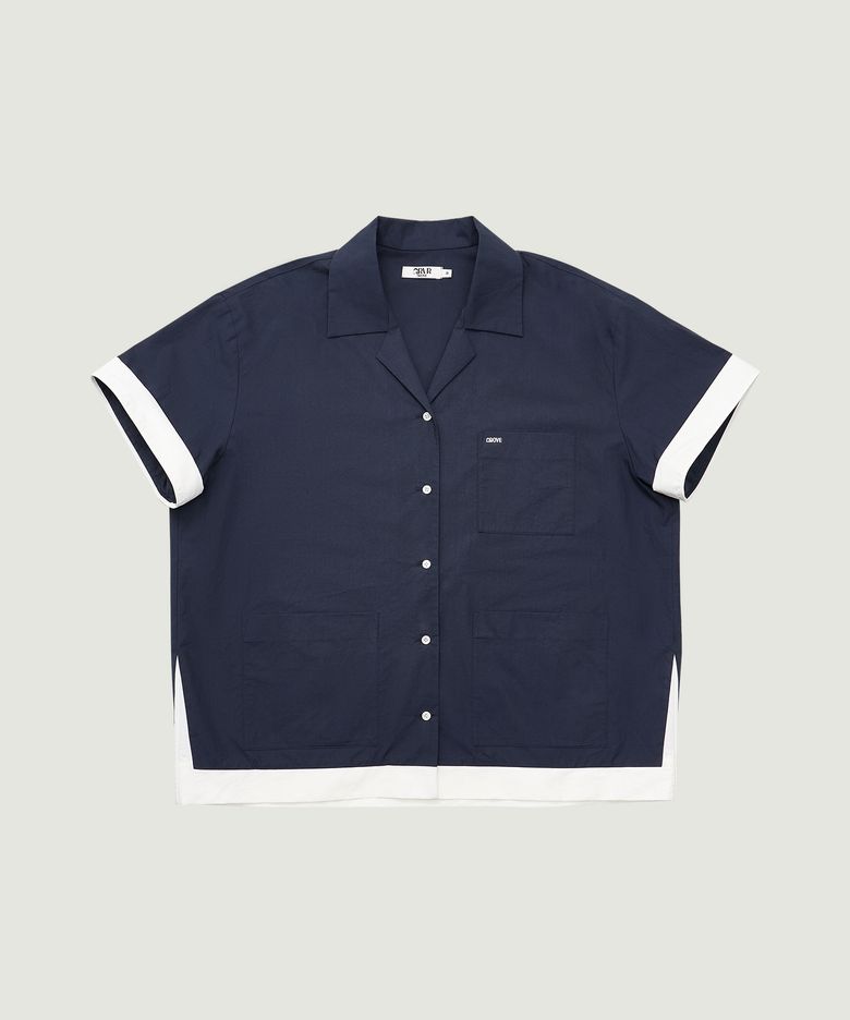 JULI H/S SHIRT (NAVY)
