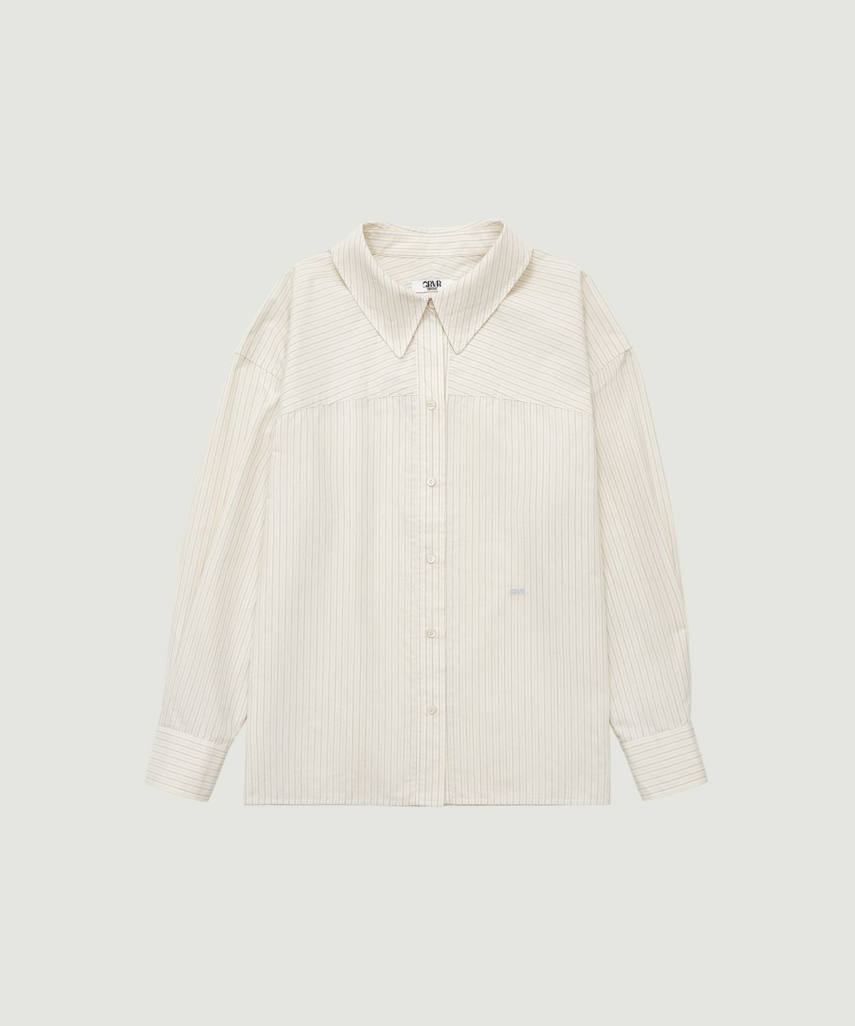그로브(GROVE) LANI STRIPE SHIRT (CREAM)