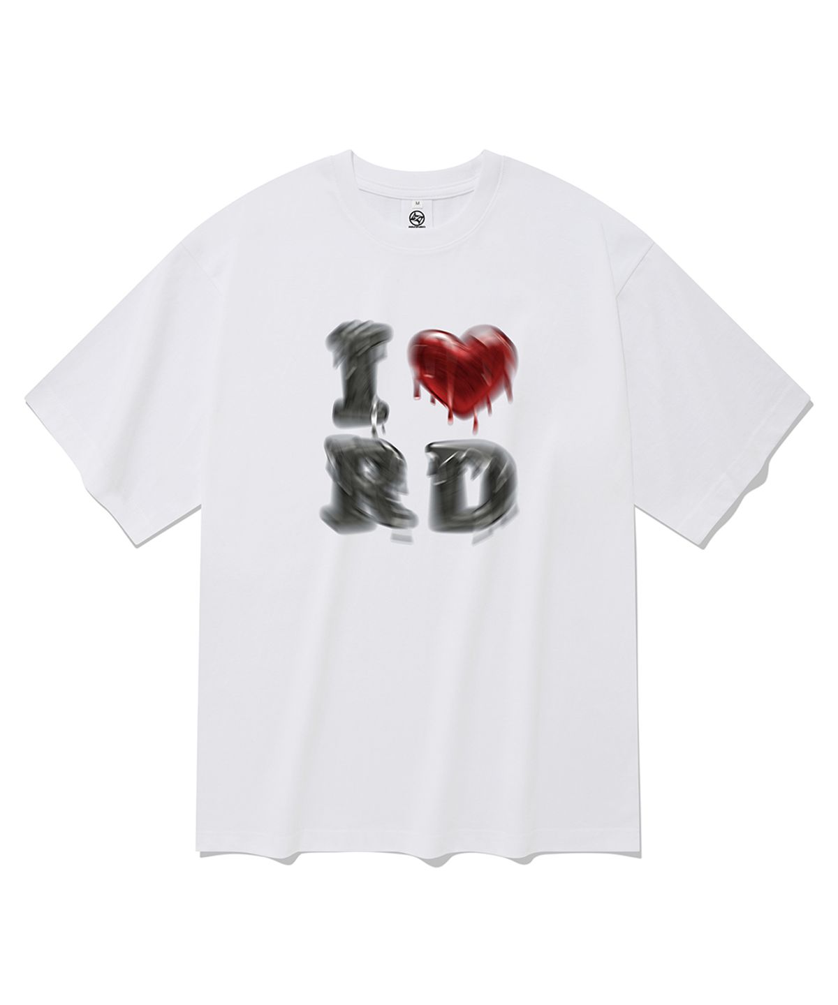 라디네오(RADINEO) 멜팅다운 러브 반팔 티셔츠 화이트