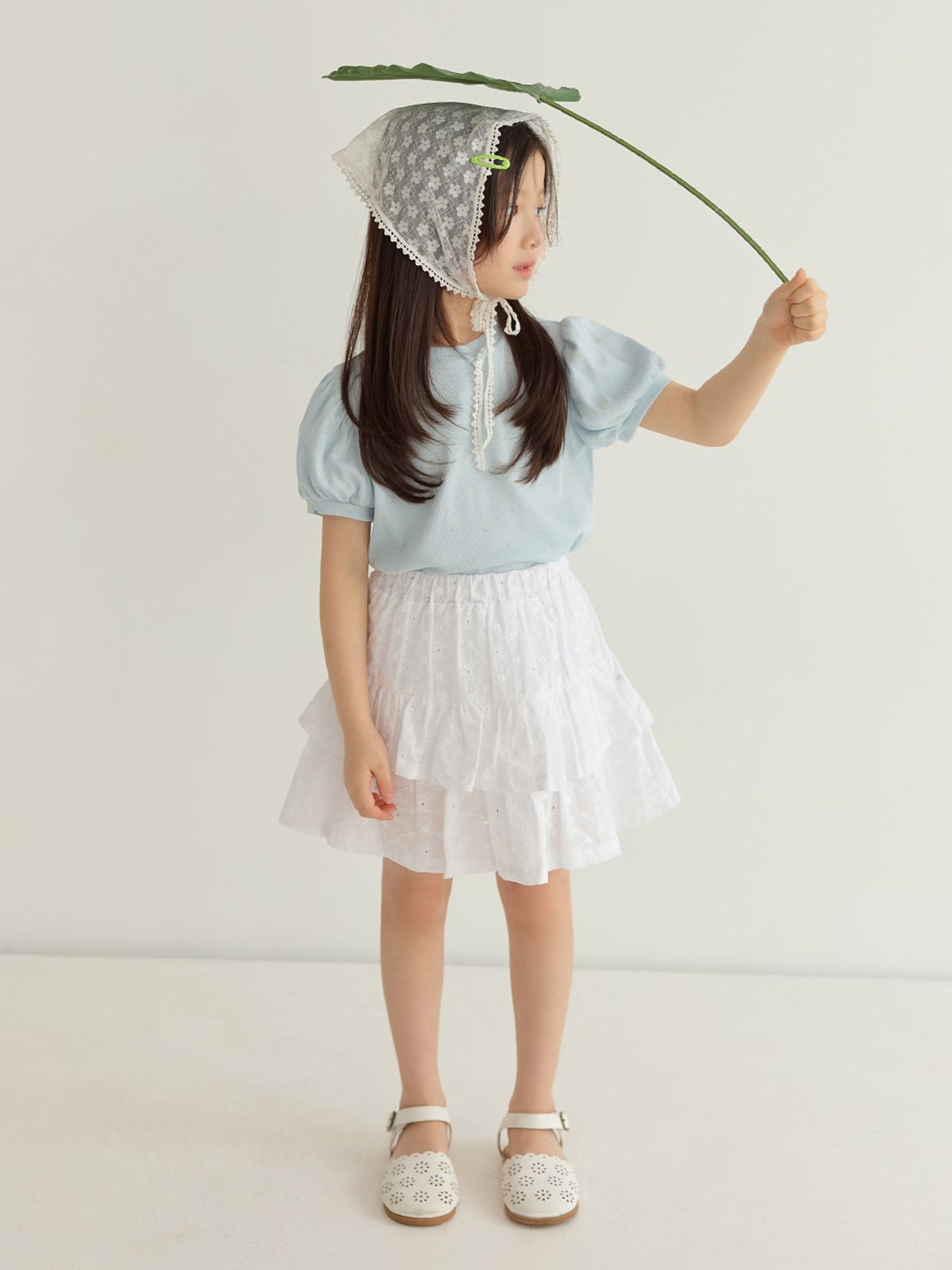 베베테일러(BEBETAILOR) 아일렛 캉캉 스커트