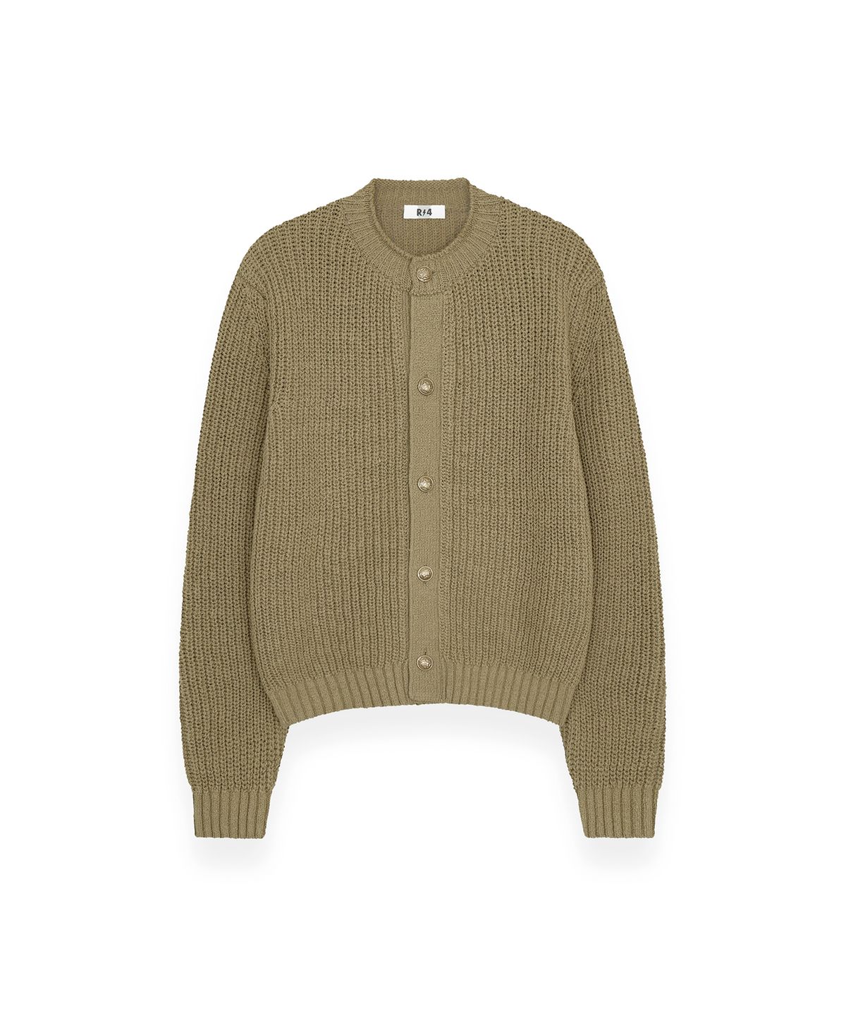 알포(R-4) R-0067 / RAW COTTON CARDIGAN(BEIGE)