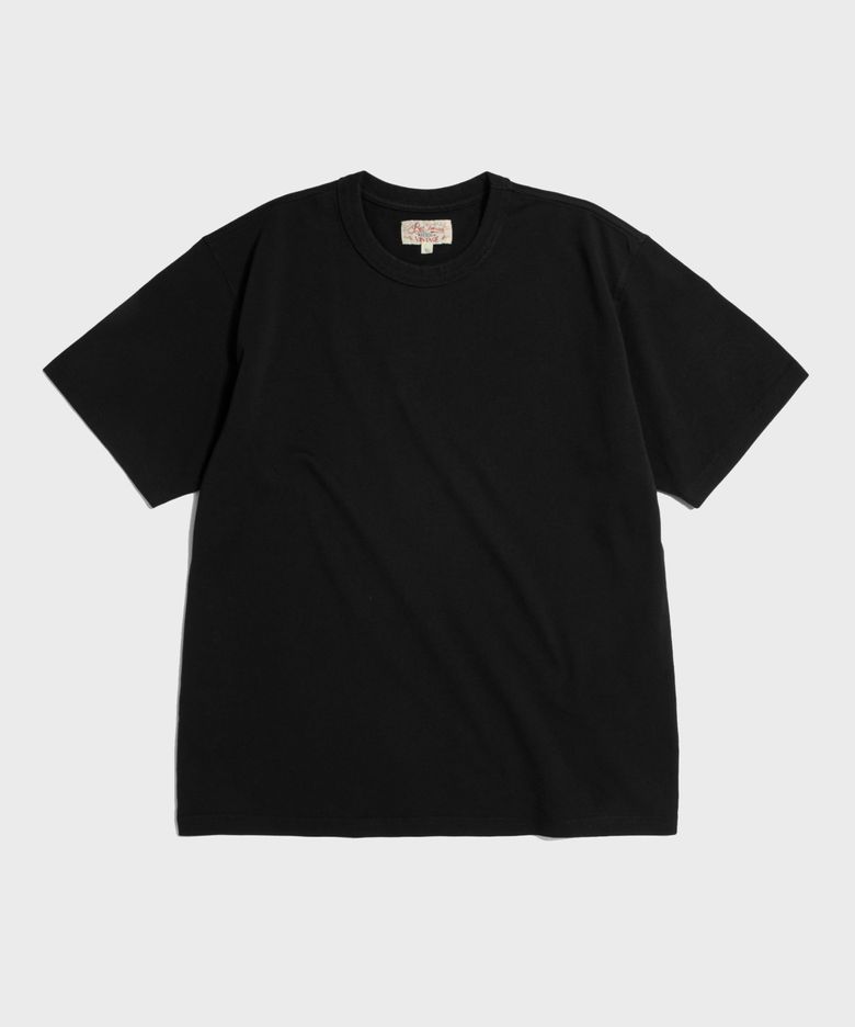 9.5oz Cotton Basic Tee Black